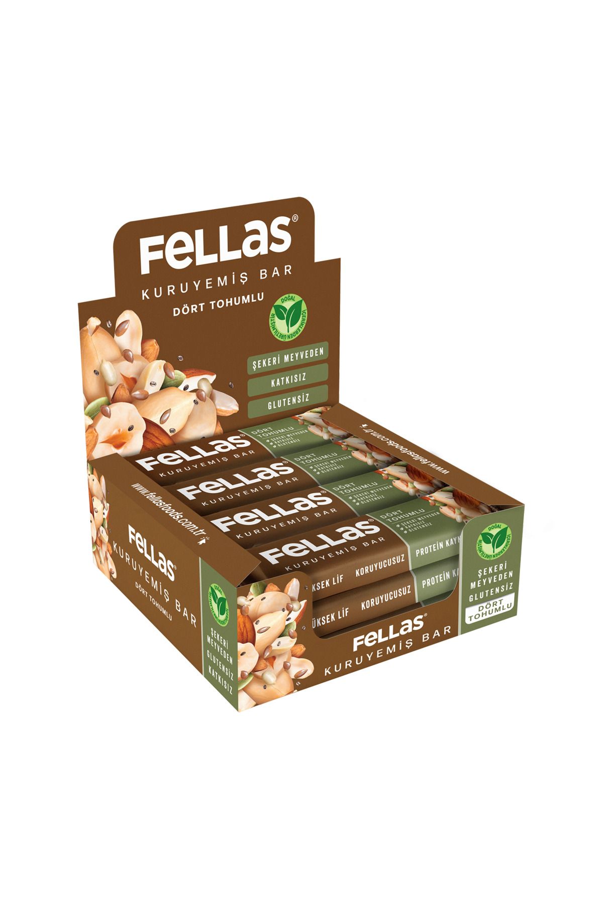 Fellas Dört Tohumlu KuruyemişBar 30g x12 Adet