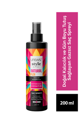 Style Guide Natural Flex Gazsız Saç Spreyi-doğal Ve Kalıcı Tutuş-vegan-200ml Image 0
