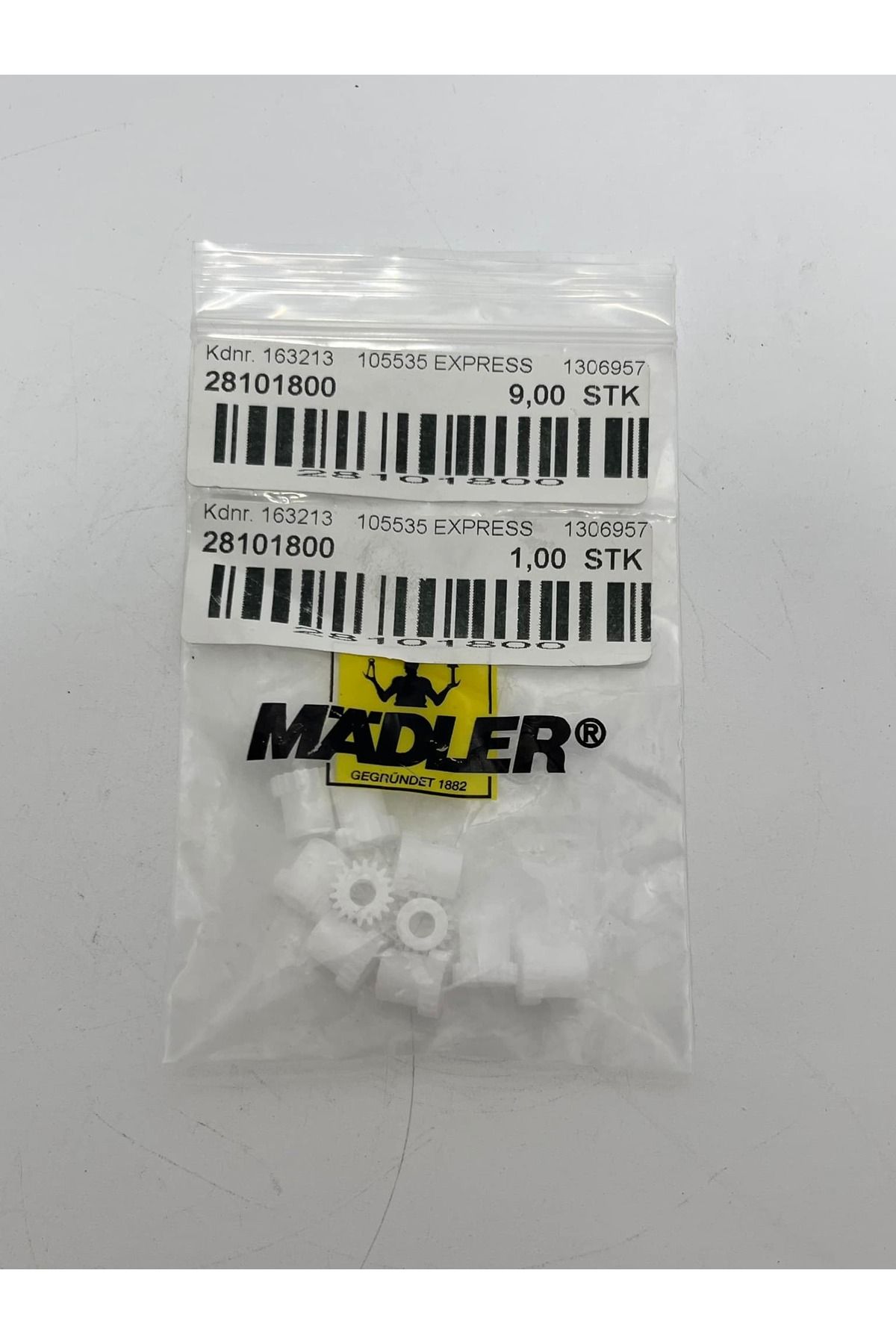 Madler 28101800 Plastik Dişli Çark 10 Adet