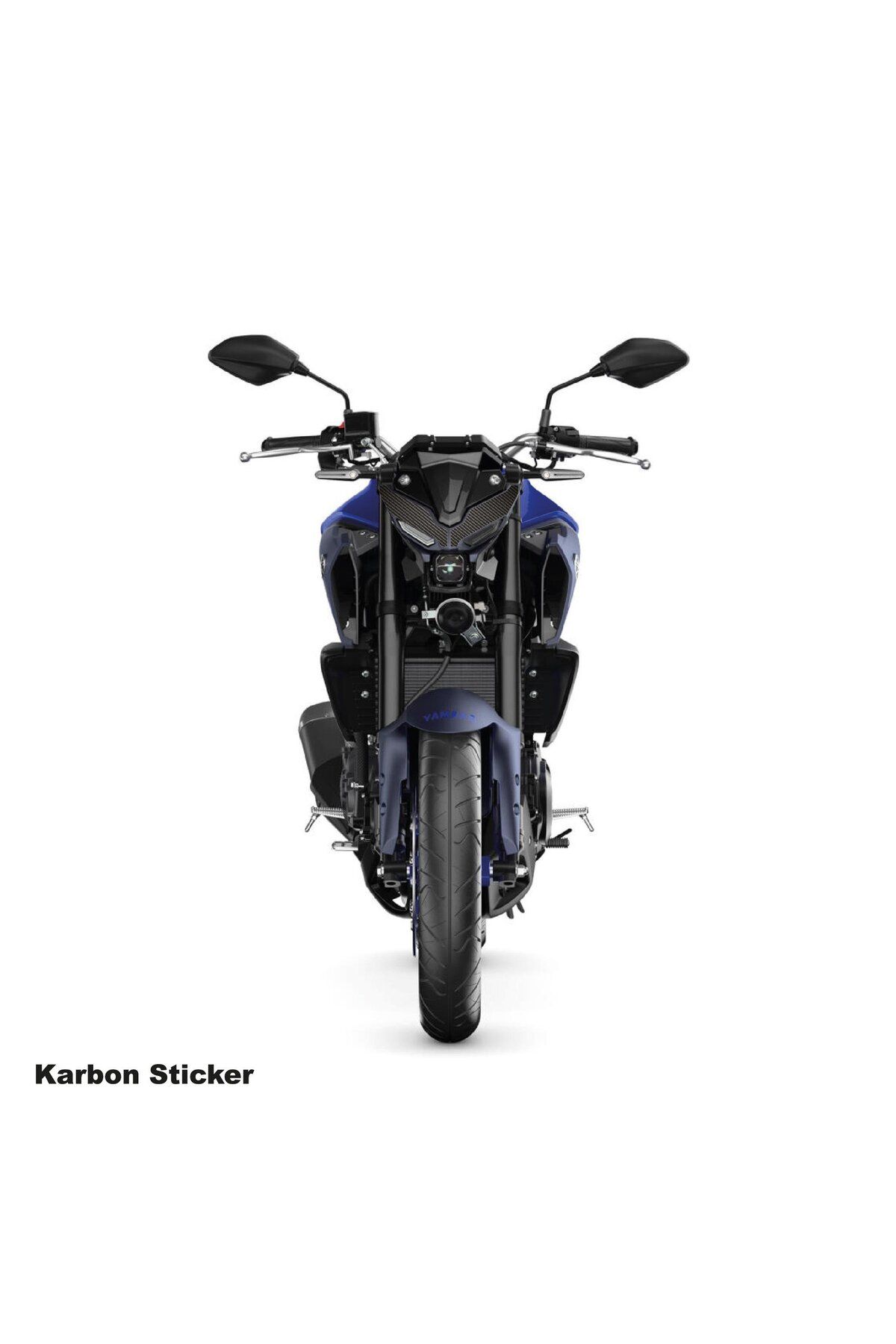 Yamaha MT-25 2020-2024 Ön Kafa Orta Karbon Sticker Etiket Modeli