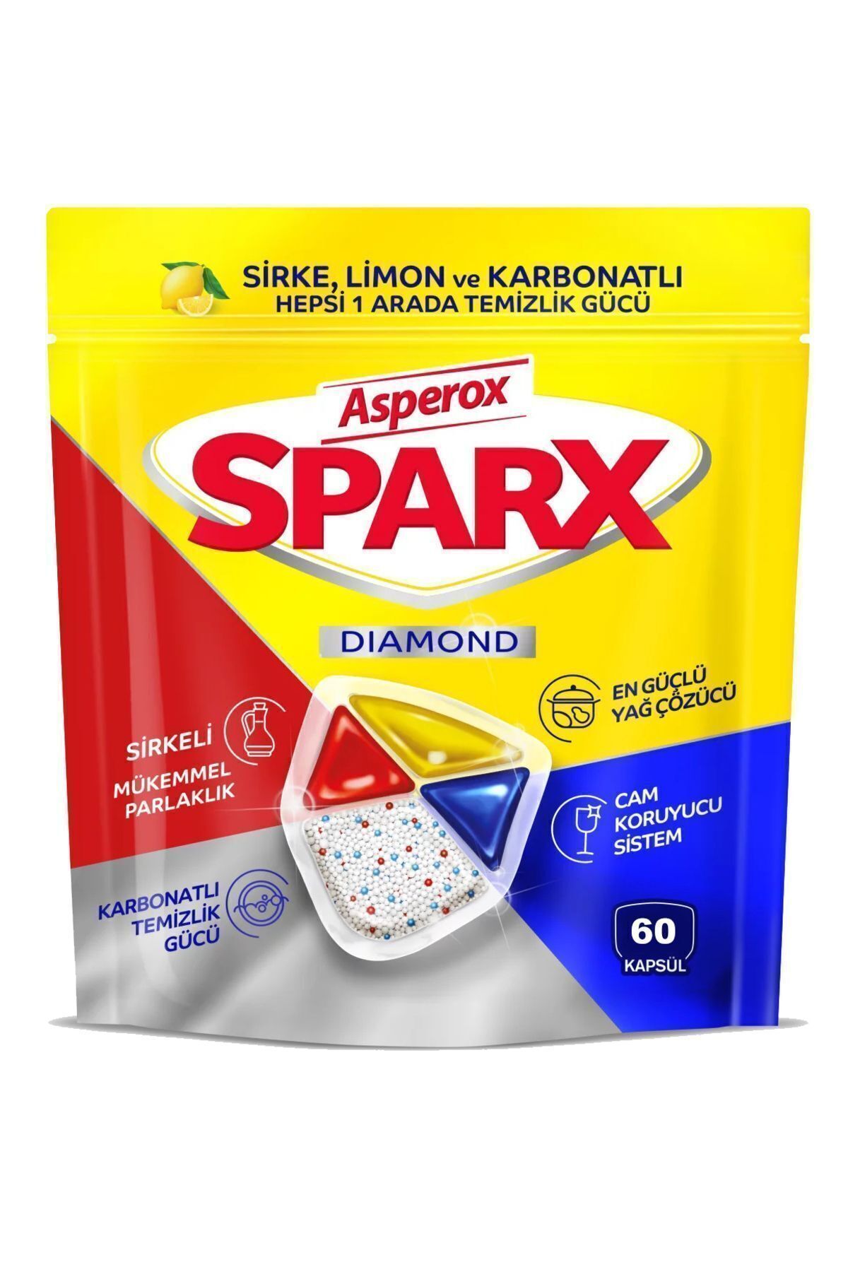 ASPEROX Sparx BulaşıkMakinesi Tableti 60'lı 4...