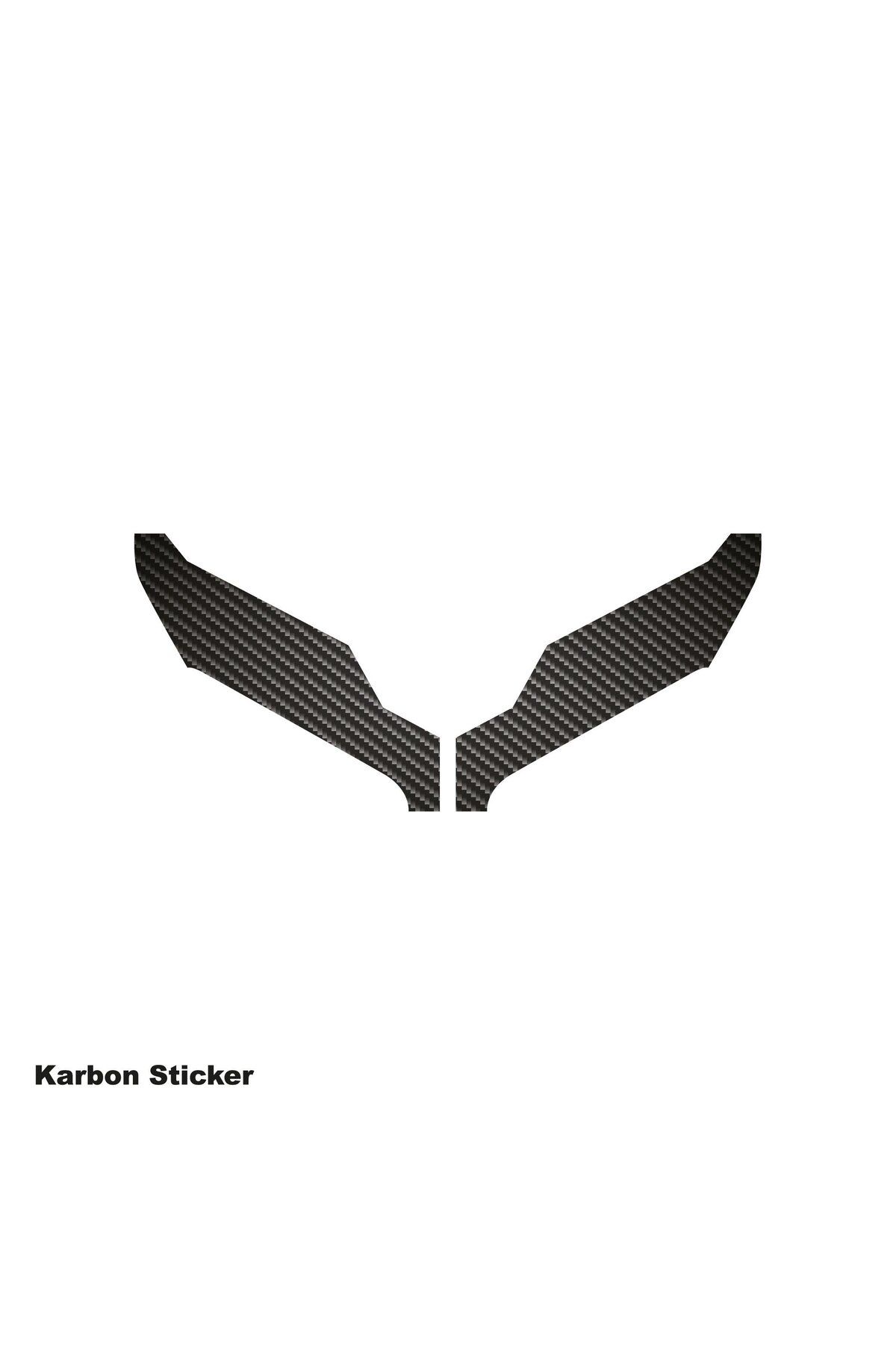 Yamaha MT-25 2020-2024 Ön Kafa Orta Karbon Sticker Etiket Modeli