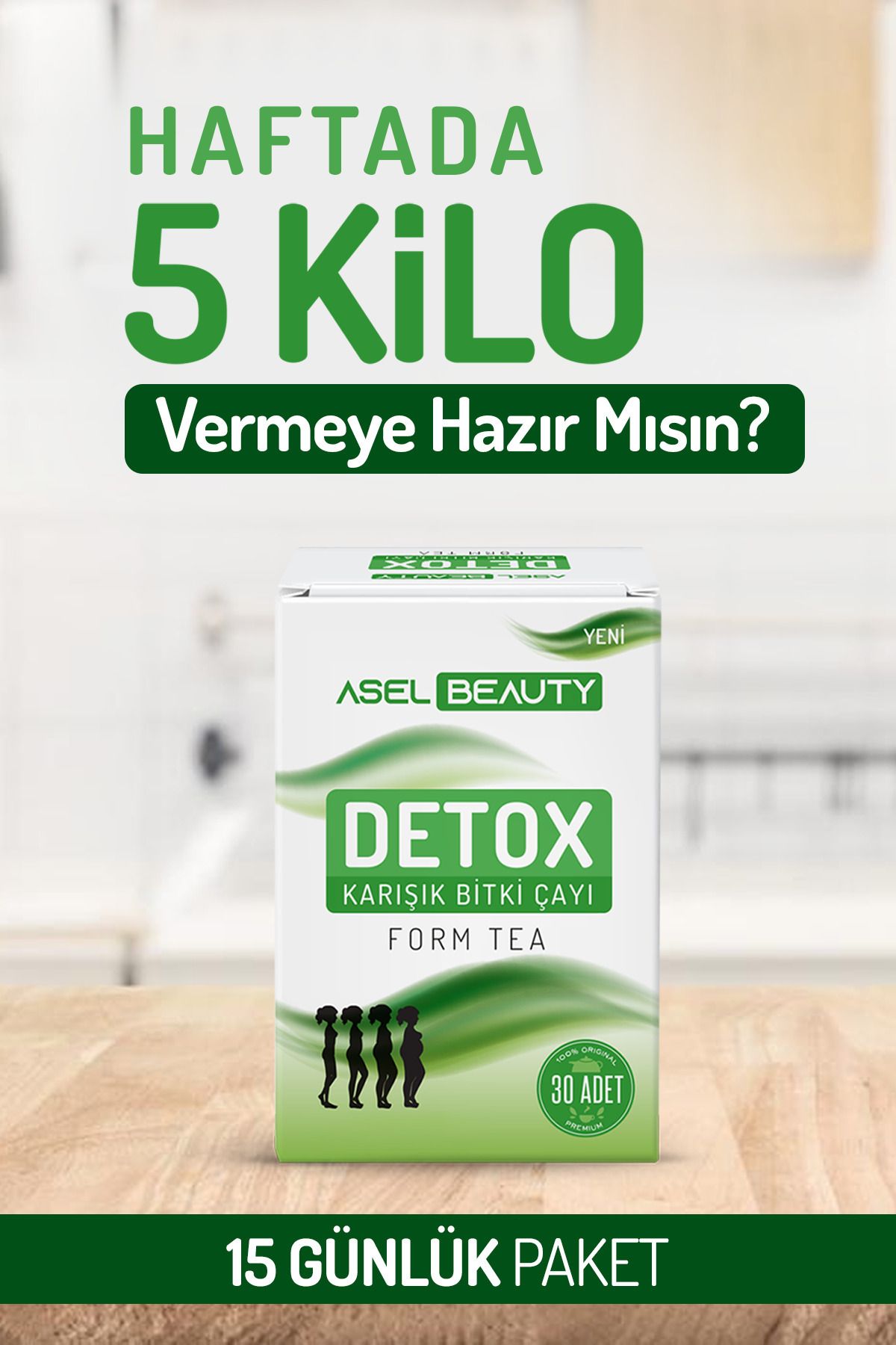 AselBeauty Tok TutmayaYardımcı Detox Çayı For...