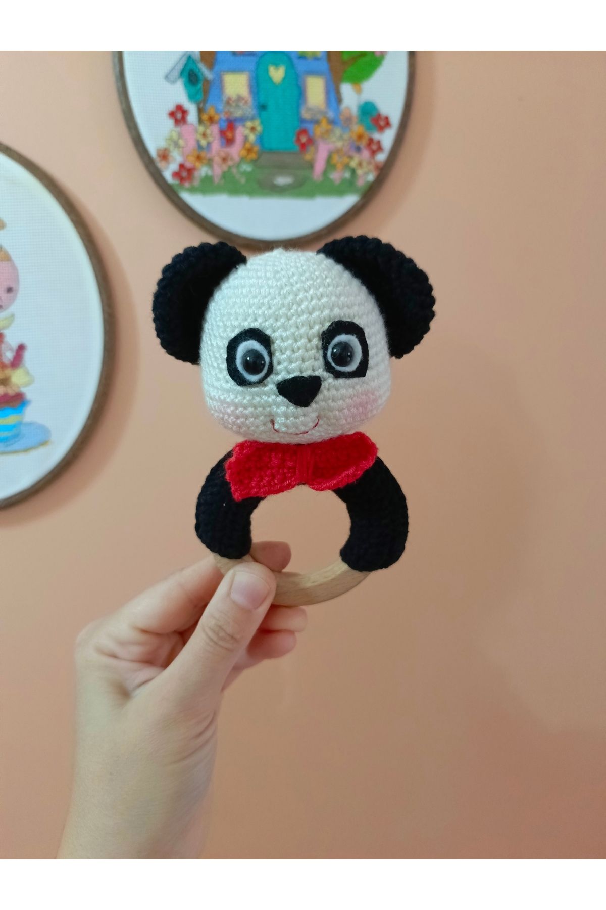 Münücük toys Amigurumi DişKaşıyıcı Panda