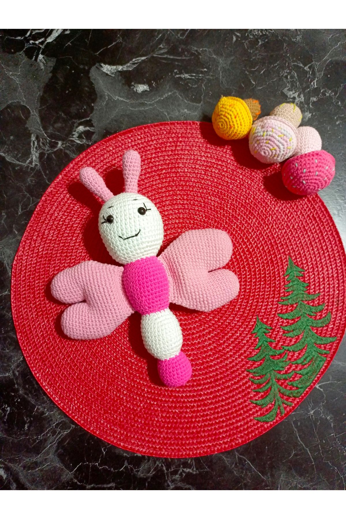 Münücük toys Amigurumi PembeKelebek