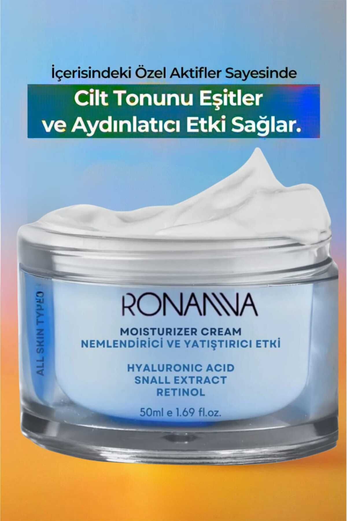 Moisturizer Yoğun Nemlendirici Onarıcı Aydınlatıcı Tüm Ciltler Için Bakım Kremi 50ml