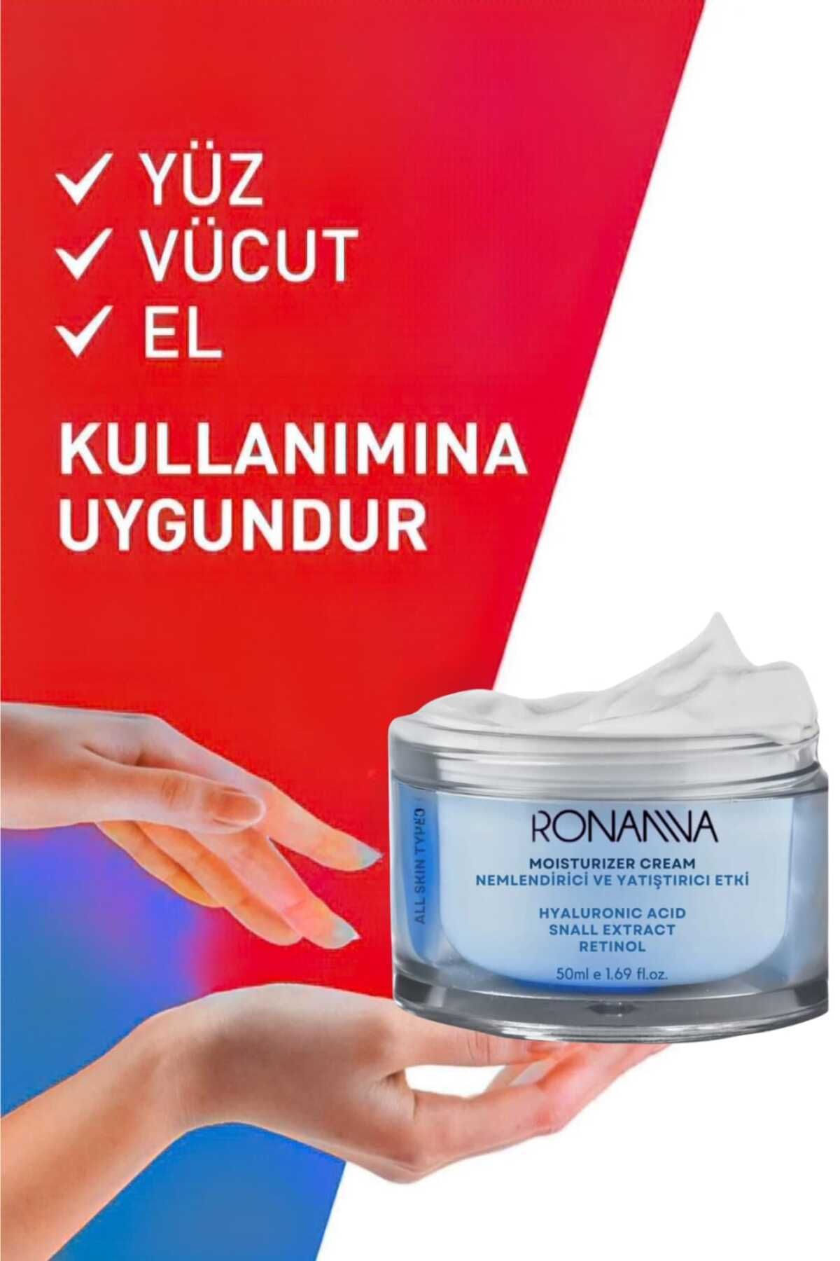 Moisturizer Yoğun Nemlendirici Onarıcı Aydınlatıcı Tüm Ciltler Için Bakım Kremi 50ml