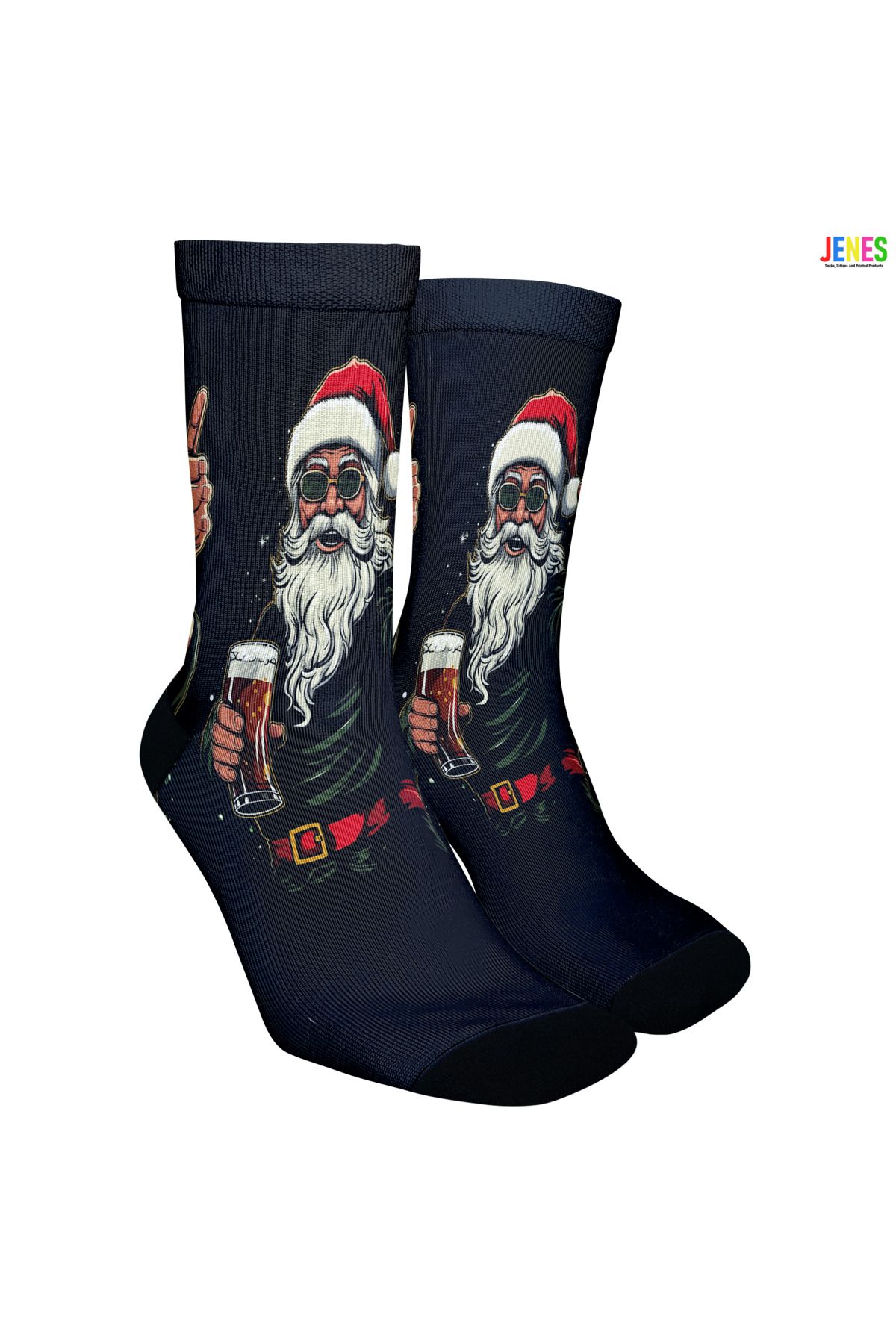 Alkolik Noel Baba Yılbaşı Çorabı - Unisex