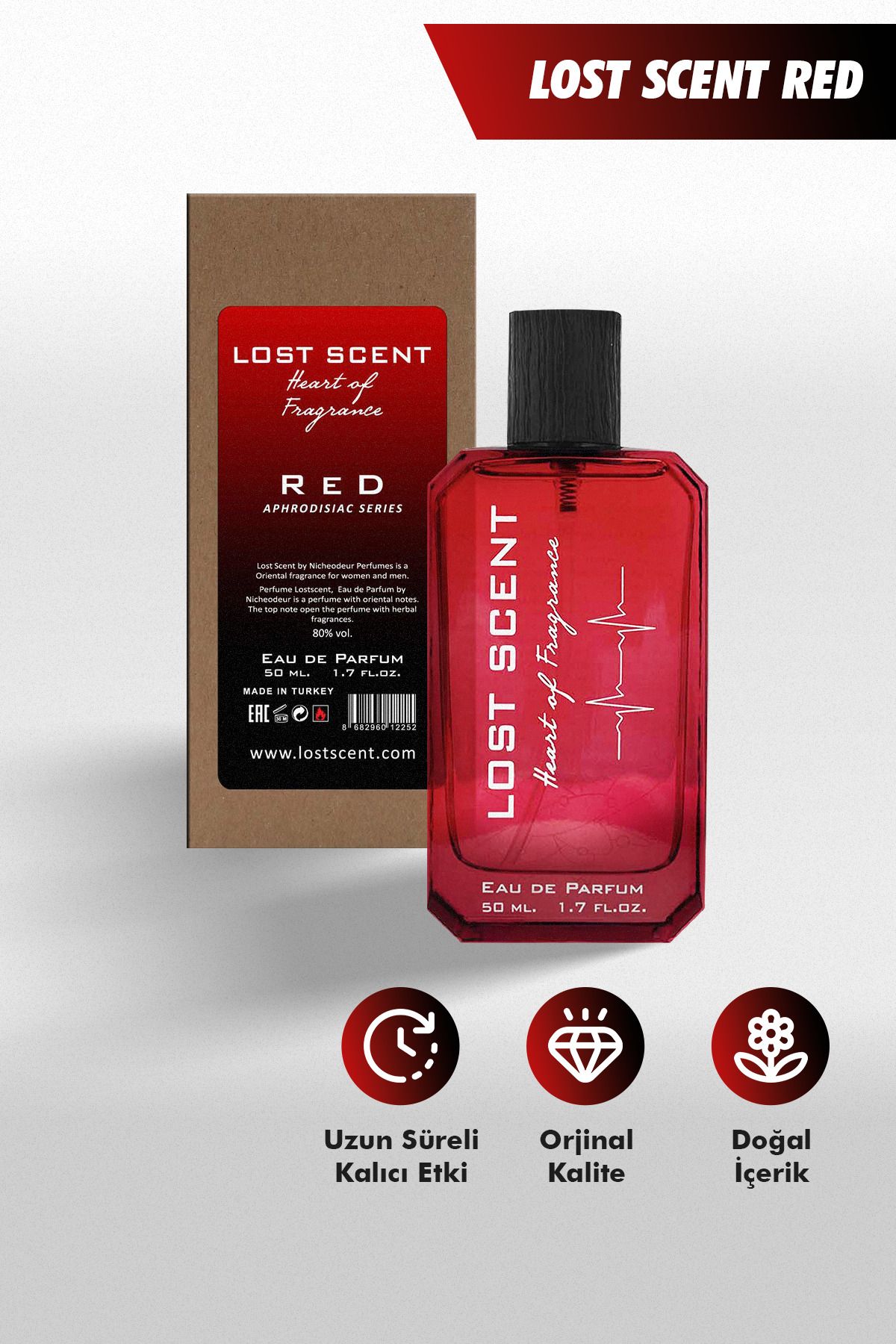 Red 50 ml Edp Parfüm - Tutkulu Ve Çekici Bir Koku