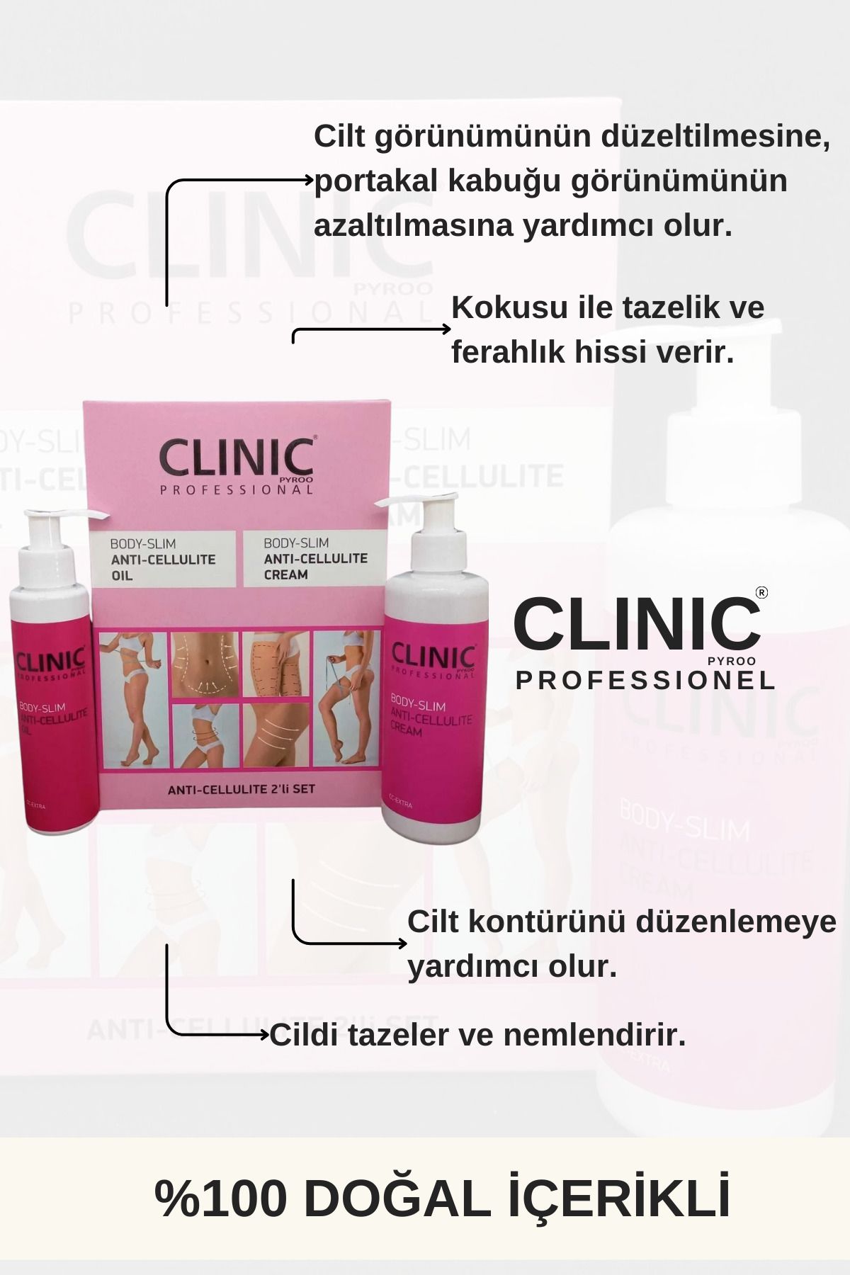 Celulite-selülit Sıkılaştırıcı Krem&yağ Ikili Set