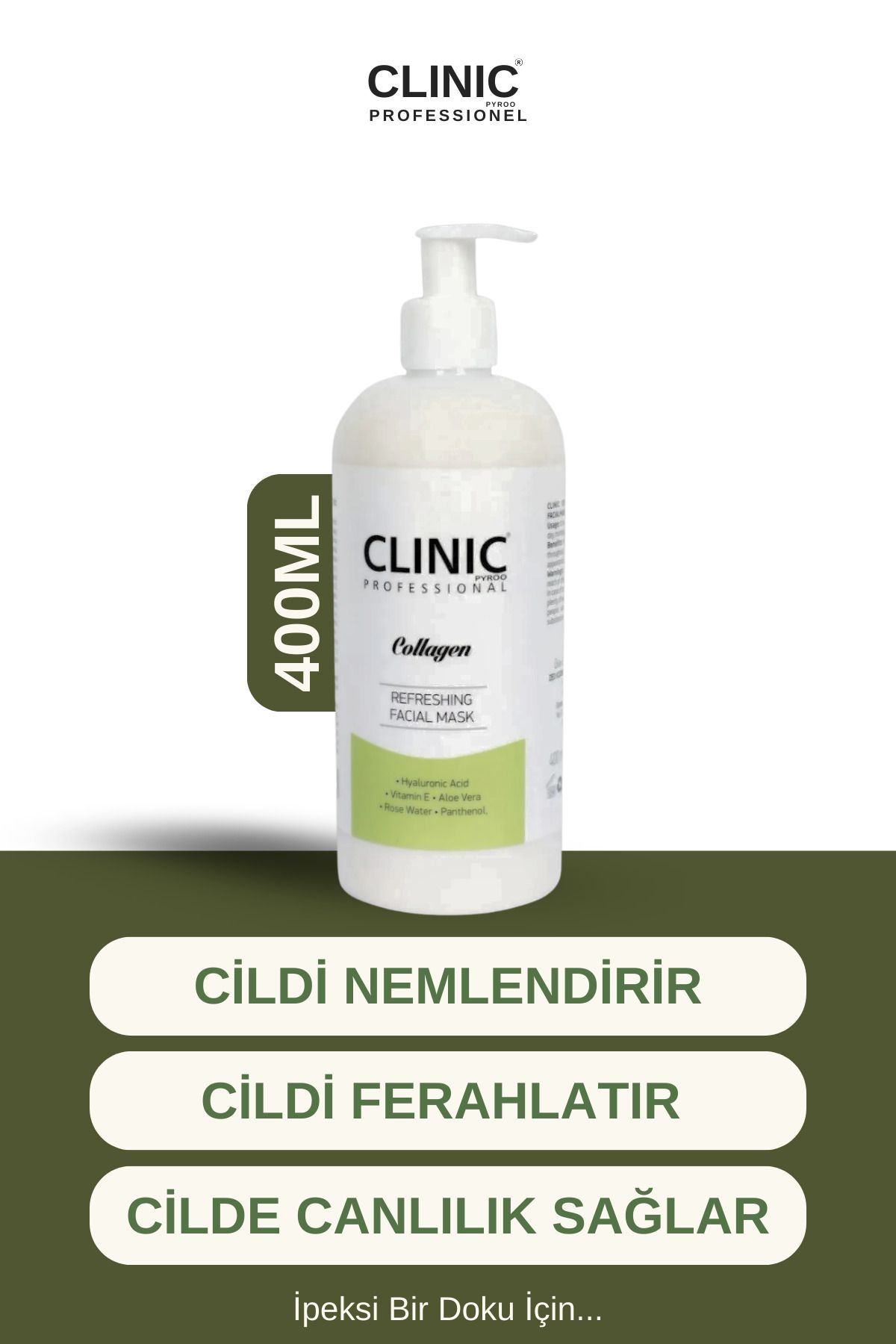 CLINIC PYROO Collagen YüzMaskesi (400 Ml)