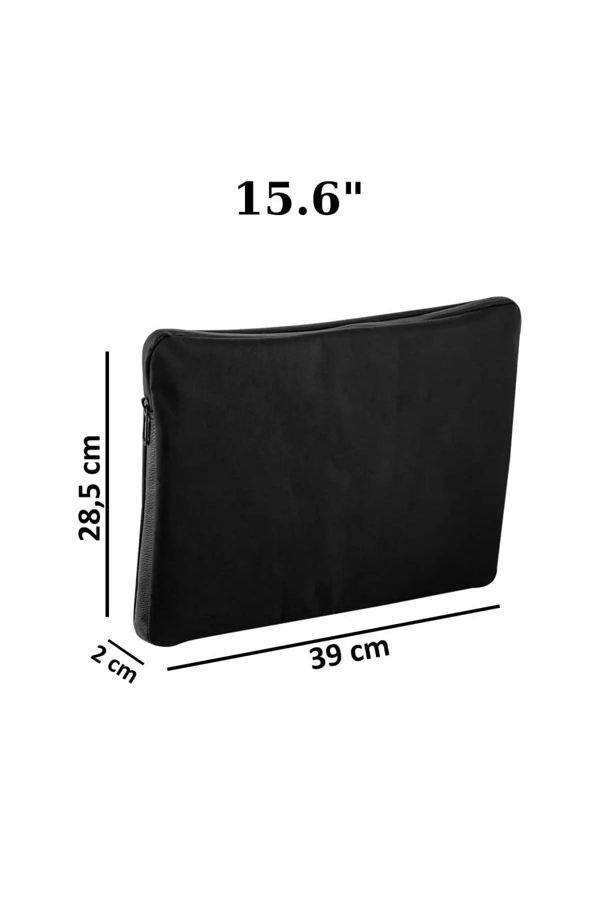 Notebook Laptop Macbook Çantası 13"-13.3"-14"-15.6" inç - 800-DÜZ Siyah