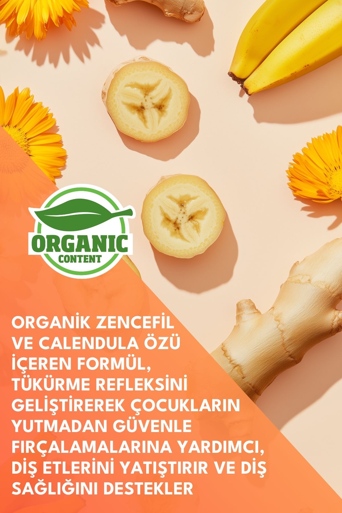 Kids Diş Macunu 75ml, Sülfatsız, Florürsüz, Organik Içerikli