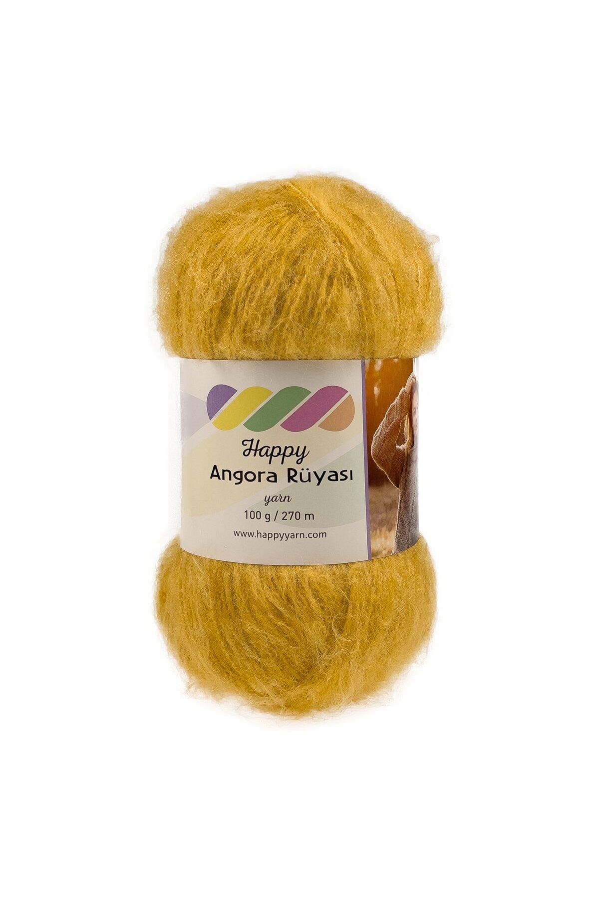 Kürkçü Han Happy Yarn AngoraRüyası 100gr 270m...