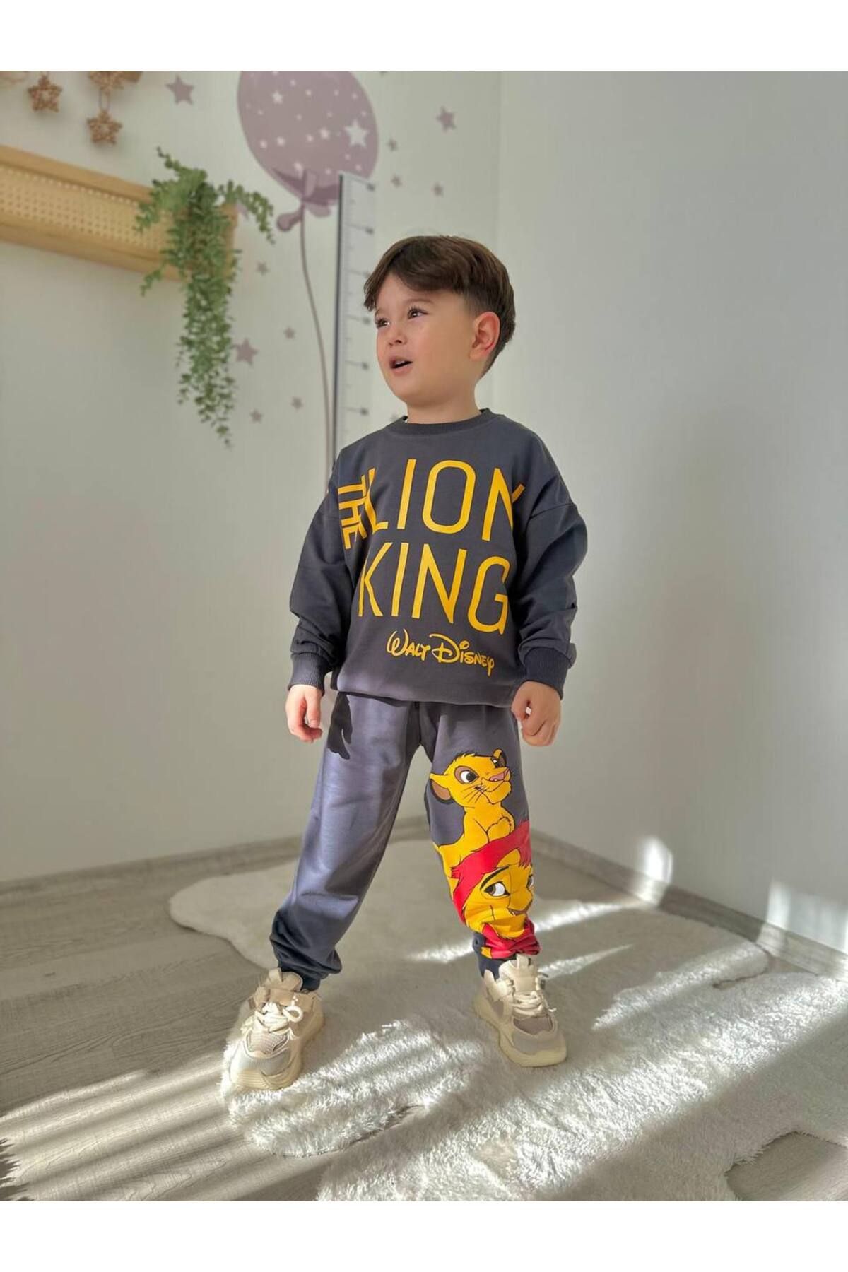 SACRO KİDS Lion King DesenliEşofman-Sweatshir...