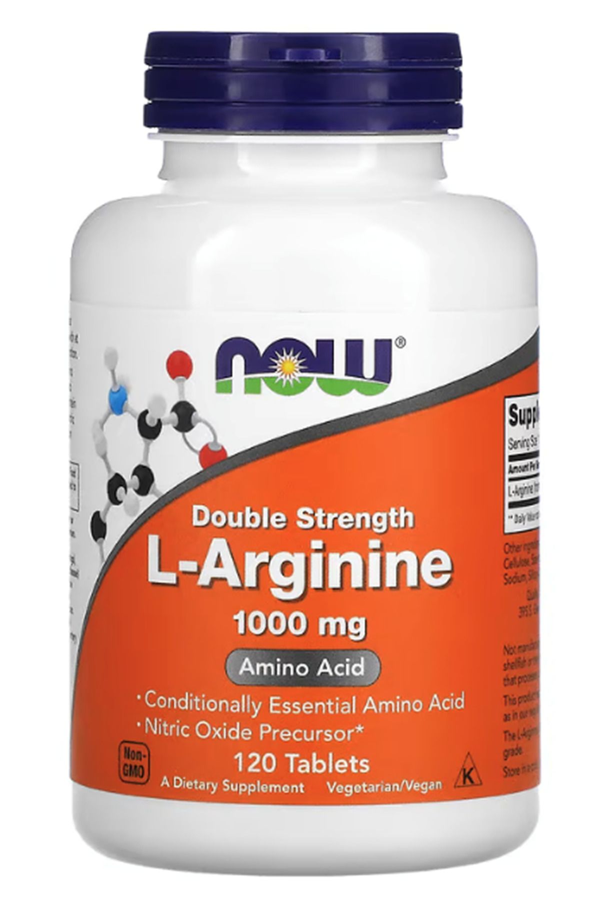 Now Foods L-Arginine DoubleStrength 1000mg 12...