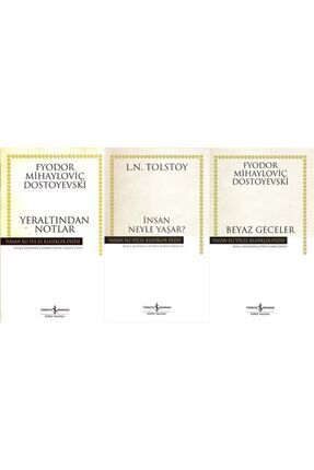 En Çok Okunan Dostoyevski-tolstoy 3 Kitap Set Yeraltından Notlar-insan Ne Ile Yaşar?-beyaz Geceler Image 0