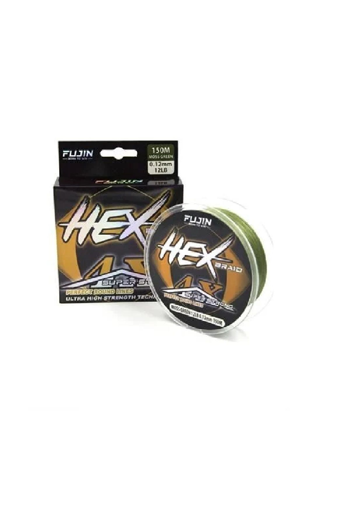 HEX 4X150MT 0.10MM MOSS GREENPE LINE