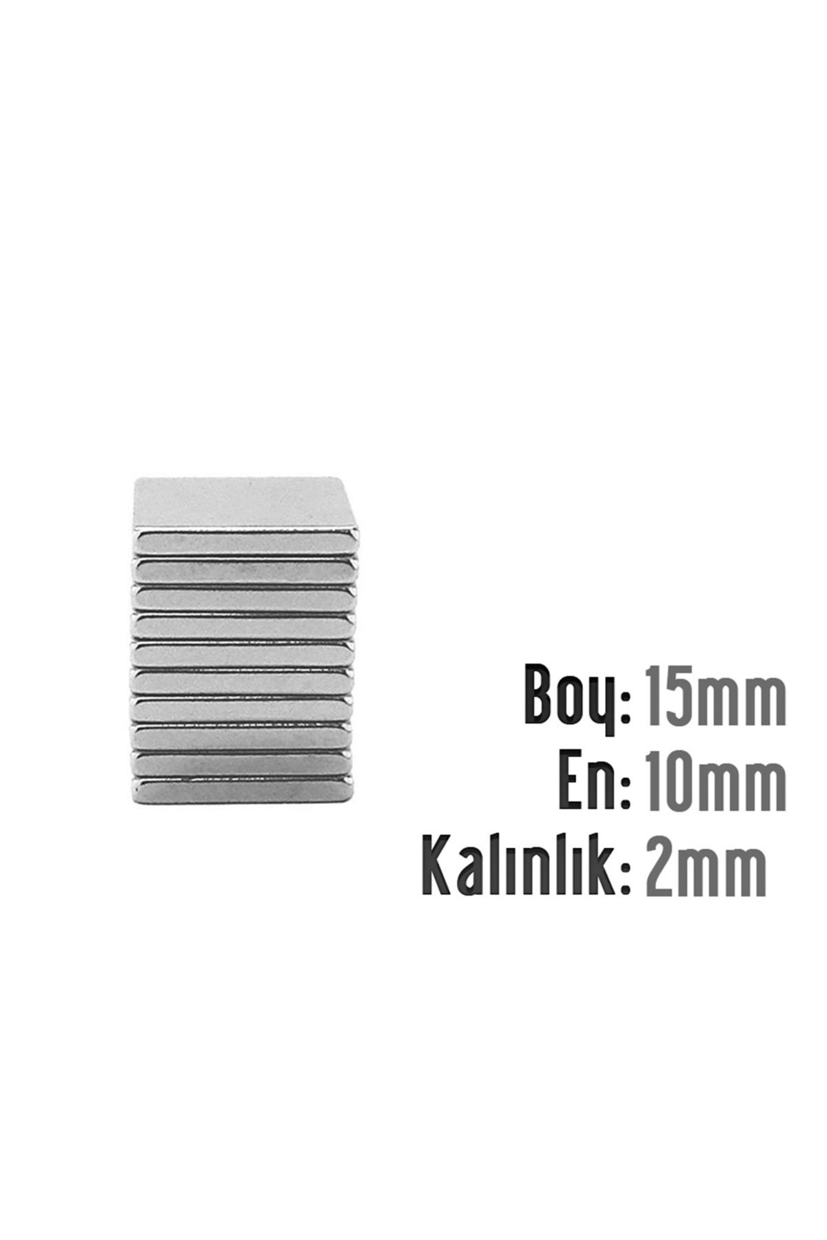 labshop41 Neodyum MıknatısKöşeli  15x10-15mm...