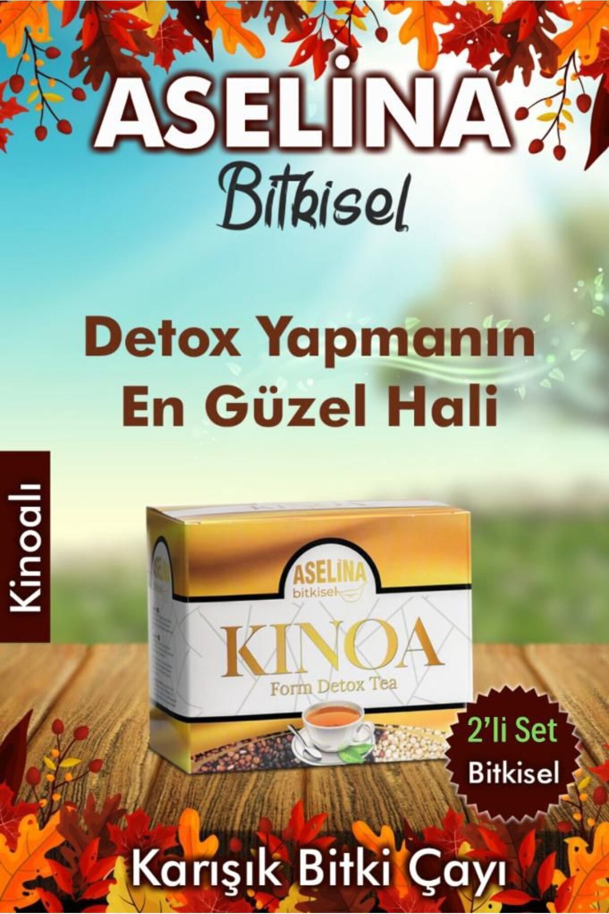 Zayıflama1 Yardımcı & Iştah Kapatıcı Özel Karışımlı Bitkisel Çay 2 Li