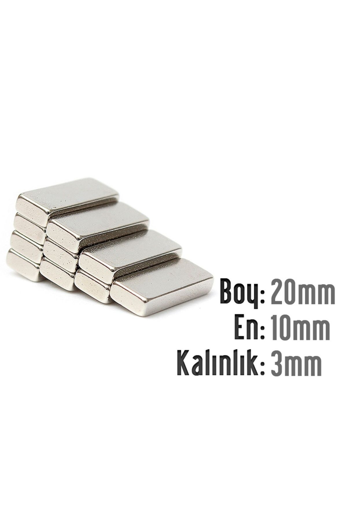 labshop41 Neodyum MıknatısKöşeli  20x6-8-10-1...