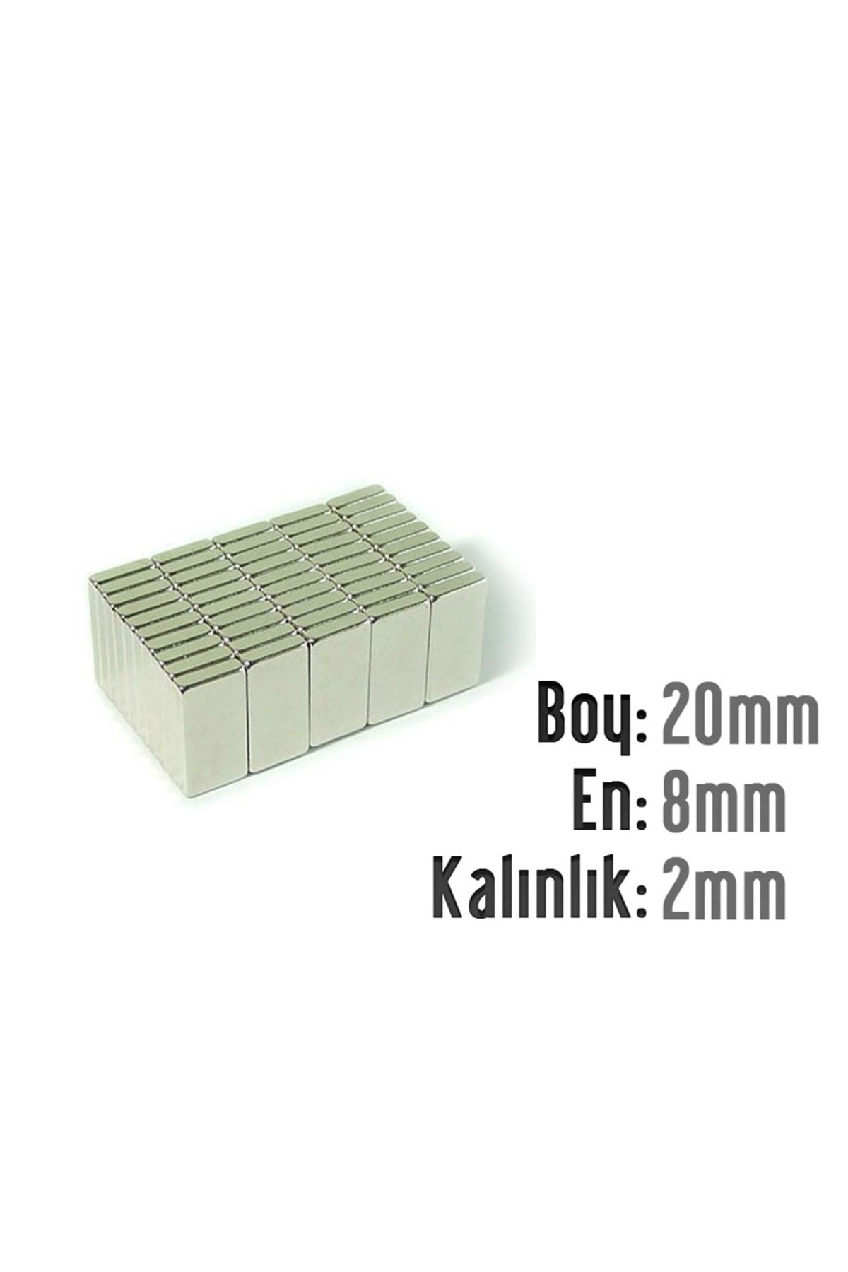 labshop41 Neodyum MıknatısKöşeli  20x6-8-10-1...