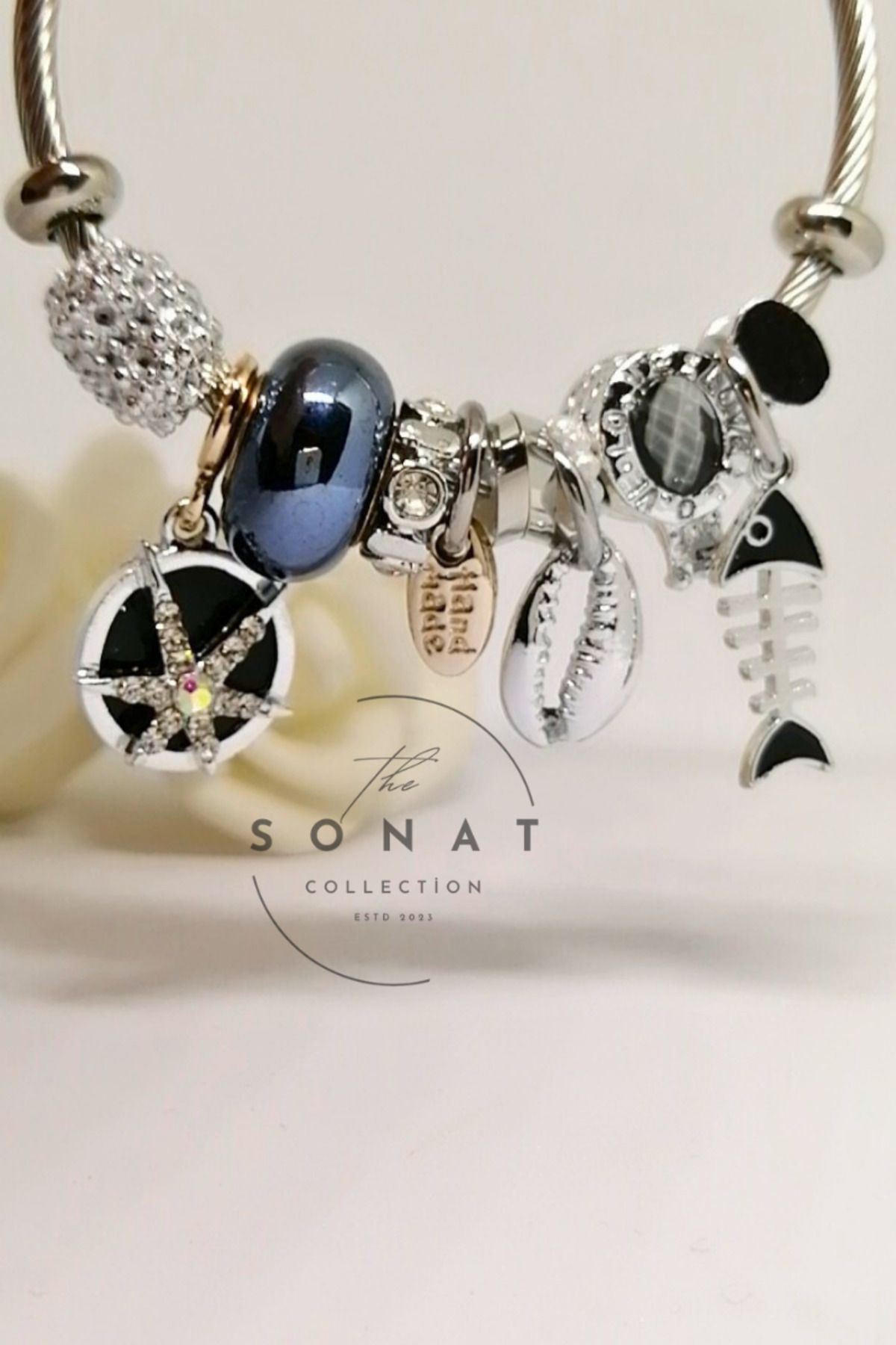 Sonat Collection Gümüş RenkteBalık Kılçıklı &...