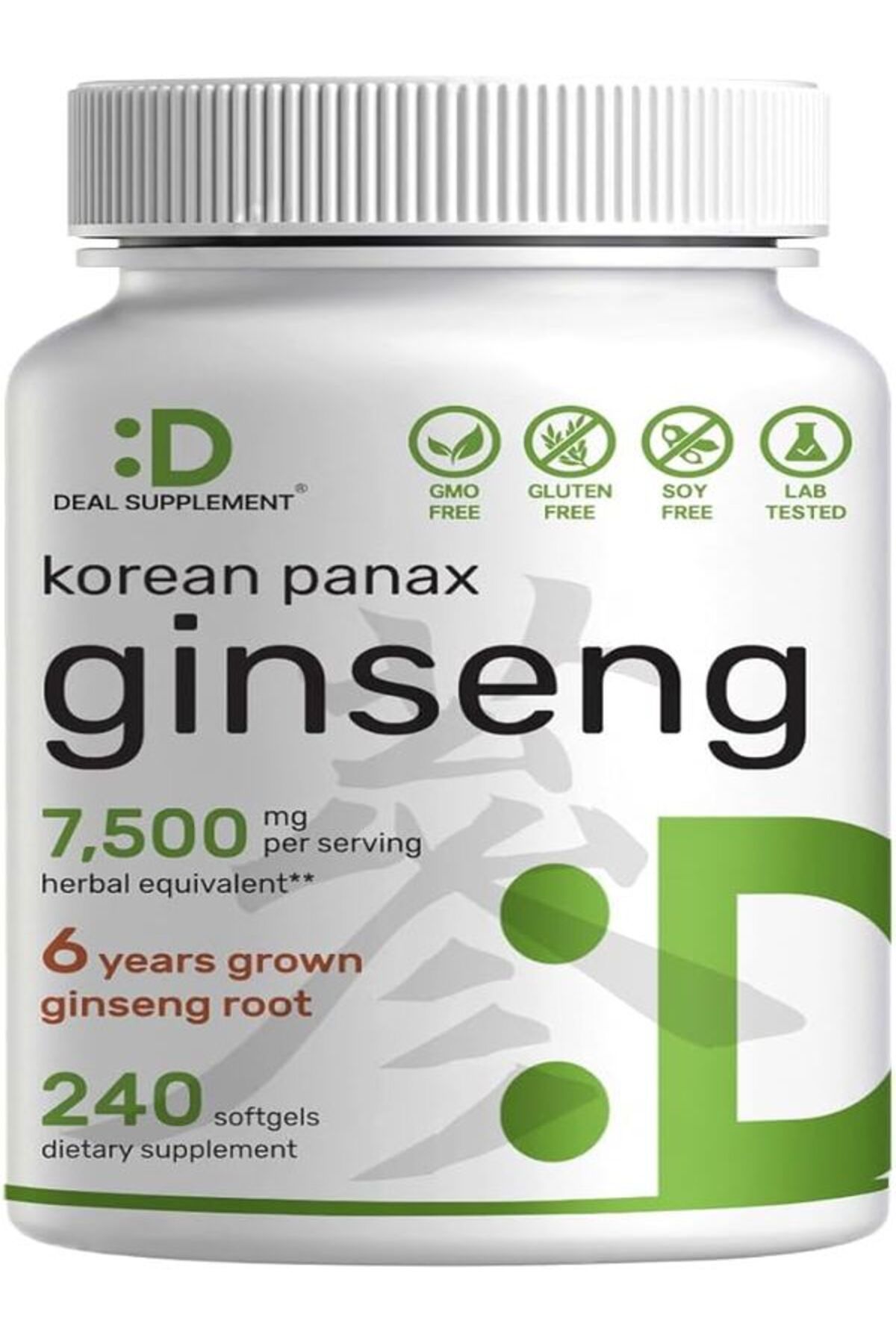 DeaL Supplement Korean RedPanax Ginseng Root...