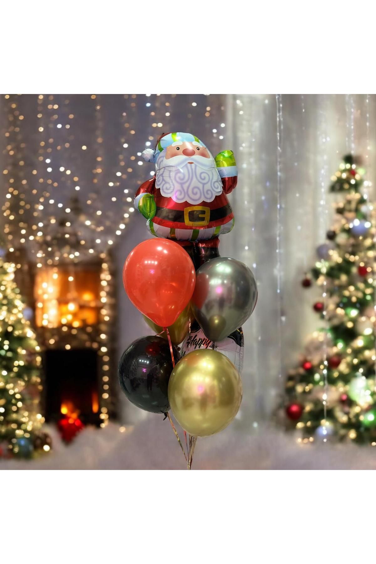 Noel Baba Folyo Balon