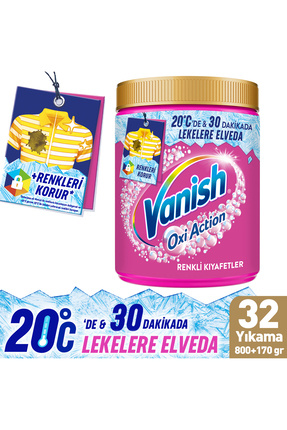 Oxi Action Multipower Renkliler İçin Deterjan Güçlendirici Toz ve Leke Çıkarıcı 970 Gram Image 0