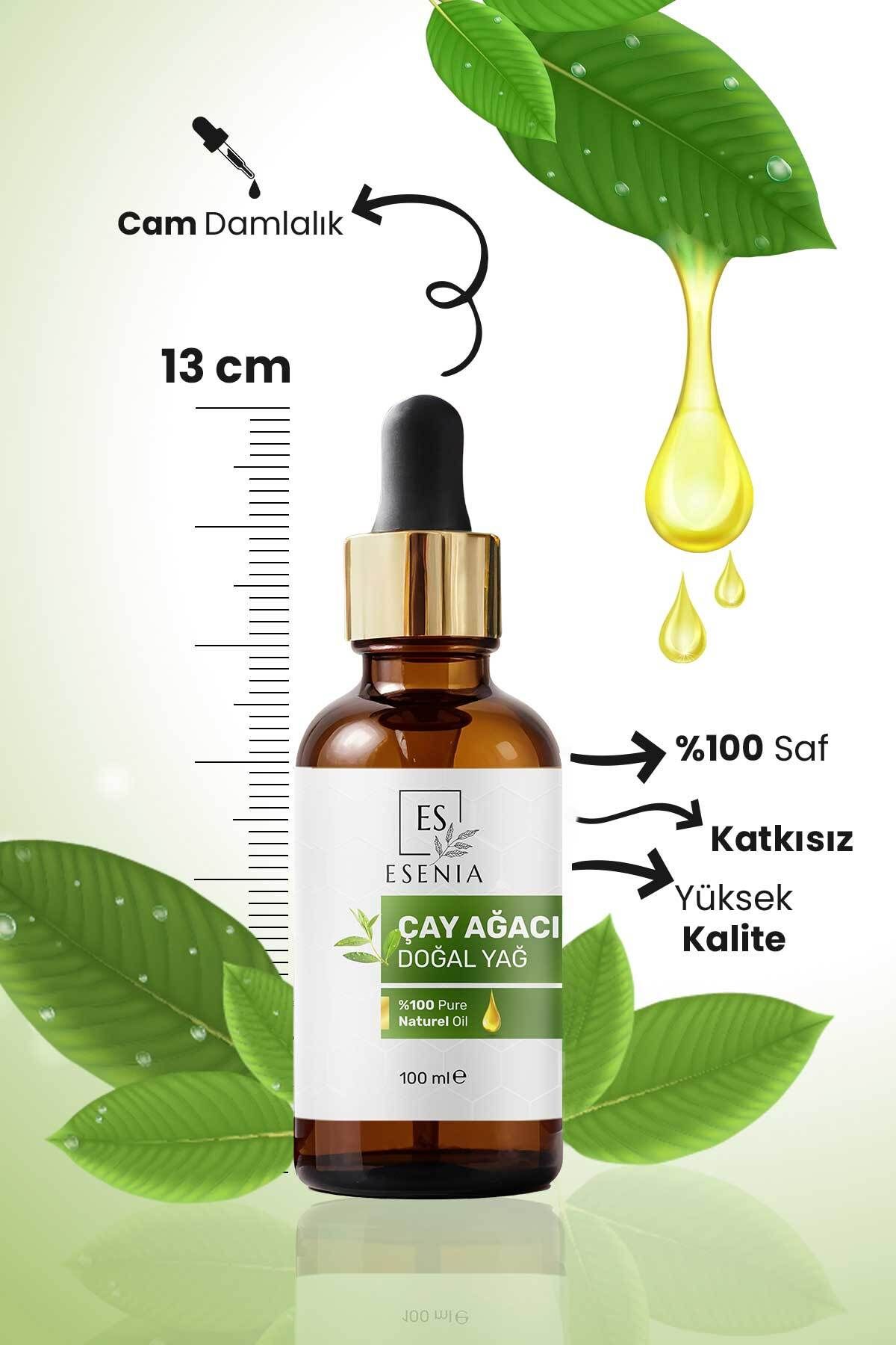 Çay Ağacı Yağı %100 Saf ve Doğal Bitkisel Uçucu Yağ Tea Tree Essential Oil 100ML