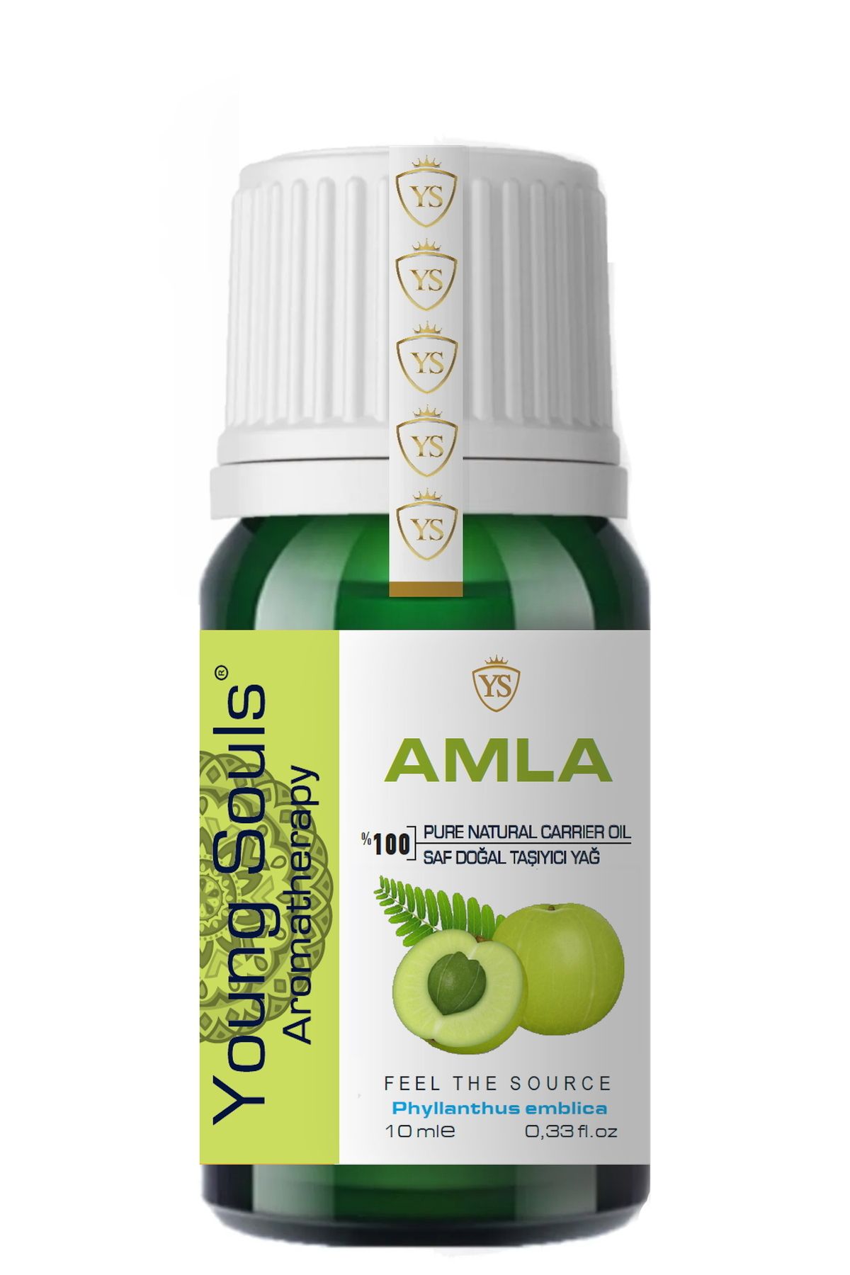 Aromatherapy Amla Carrier Oil ( Cold Pressed ) Amla Taşıyıcı Yağ ( Soğuk Sıkım ) 10 Ml