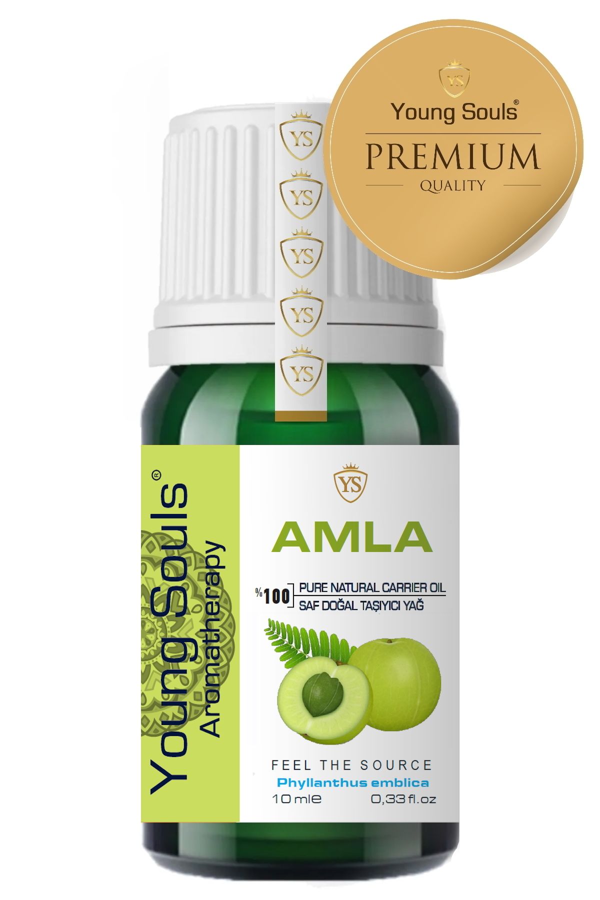 Aromatherapy Amla Carrier Oil ( Cold Pressed ) Amla Taşıyıcı Yağ ( Soğuk Sıkım ) 10 Ml