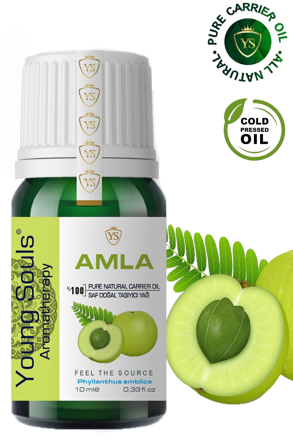 YOUNG SOULS Aromatherapy AmlaCarrier Oil ( Co...