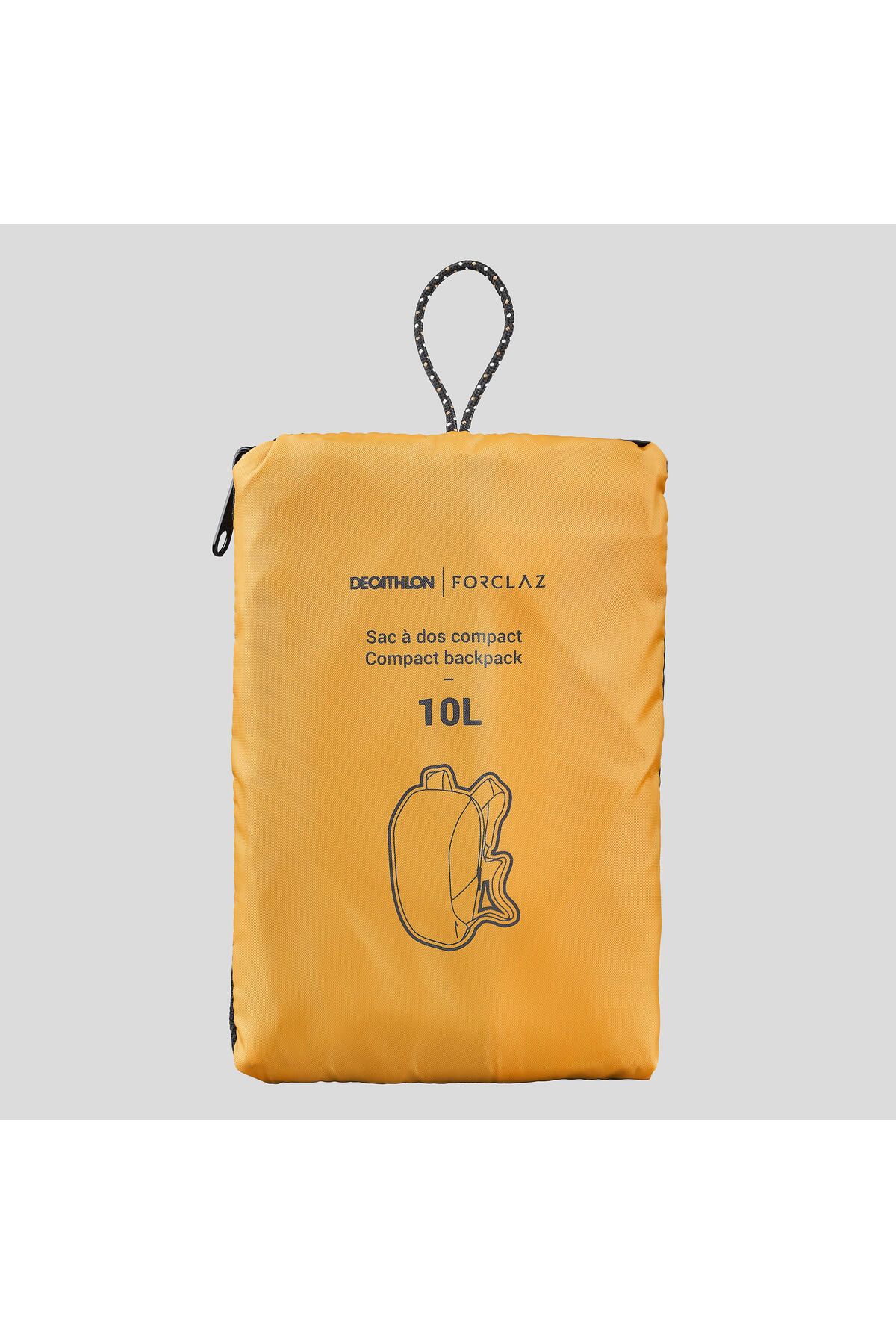 Katlanır Sırt Çantası - 10 Litre - Sarı - Travel