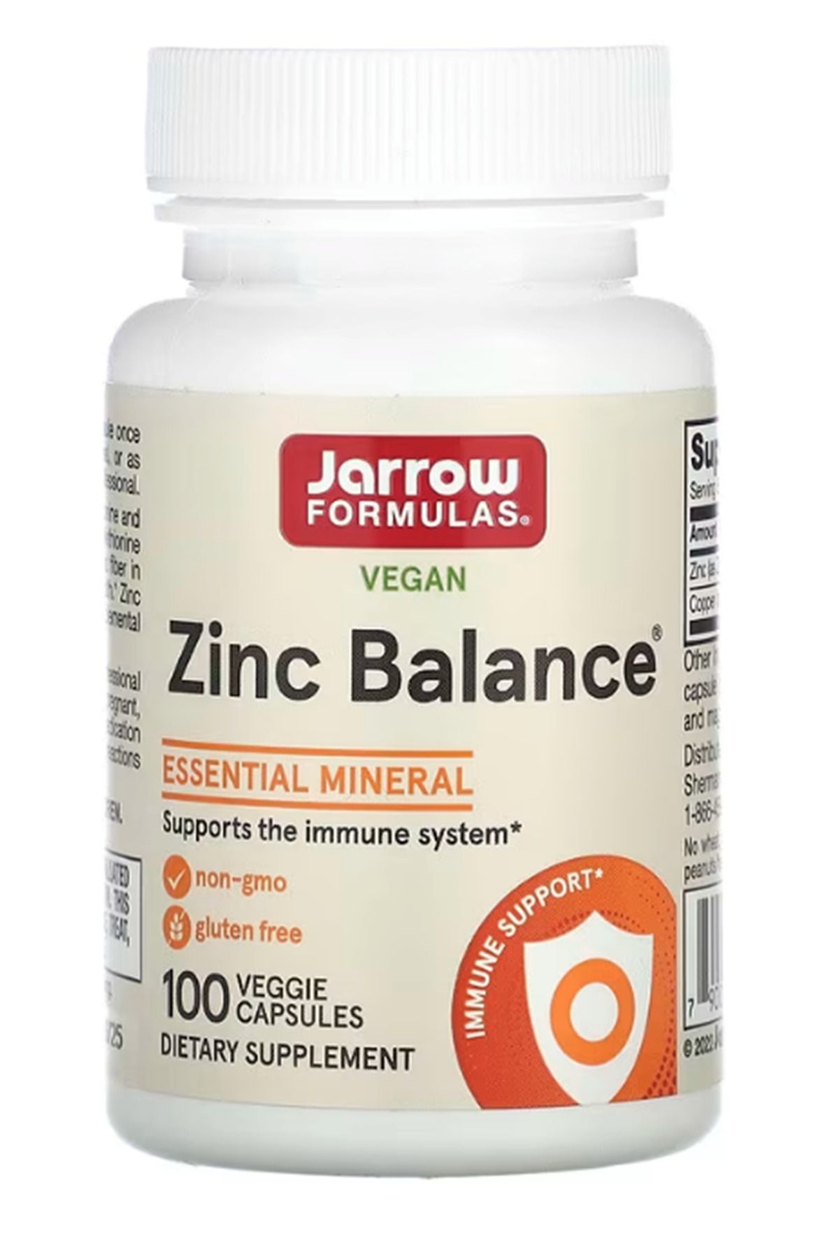 Jarrow Formulas , Vegan ZincBalance, 100 Vegg...