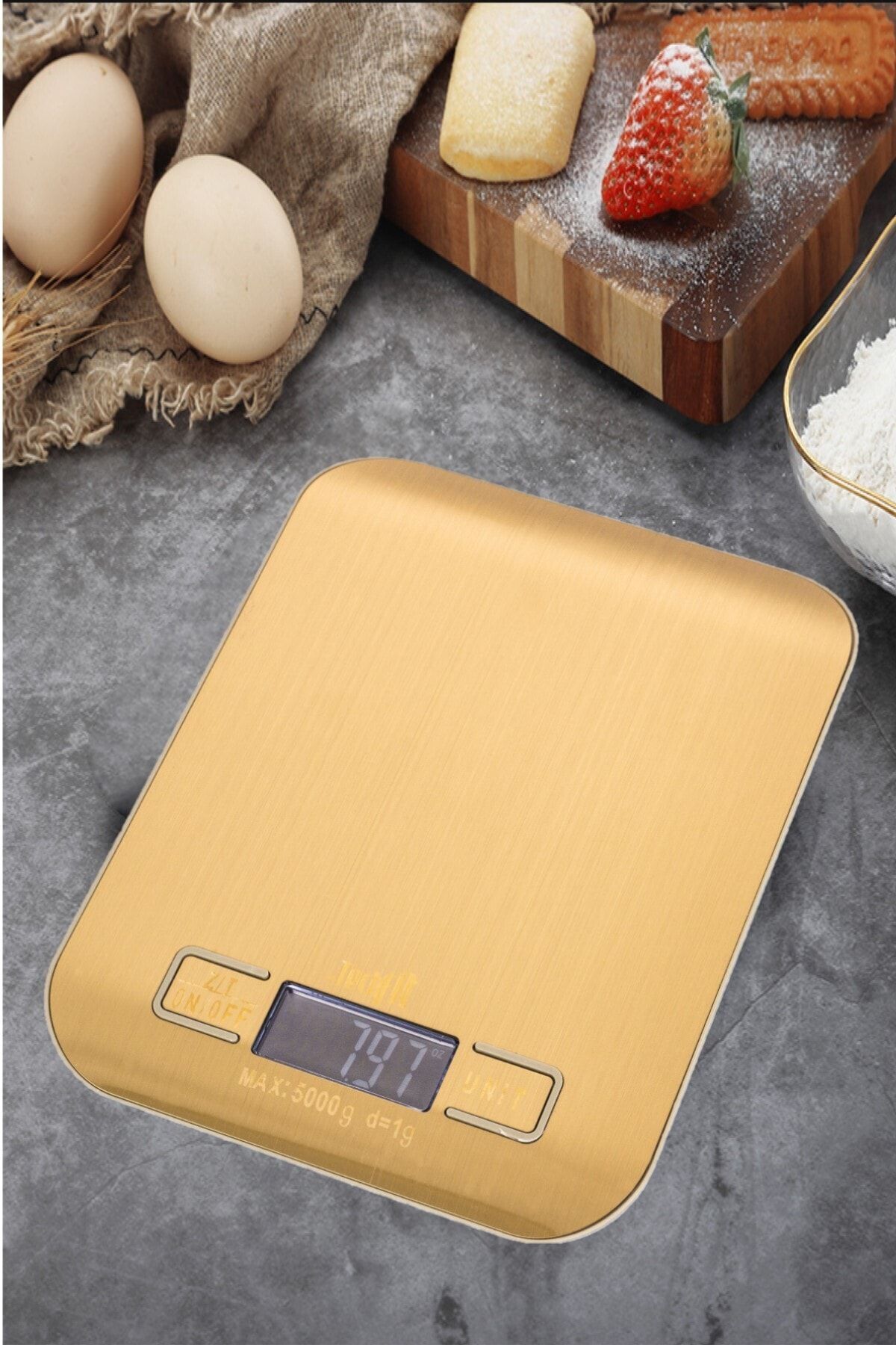 PearlHaus Digital Hassas Mutfak Terazisi Tf-1002 Gold