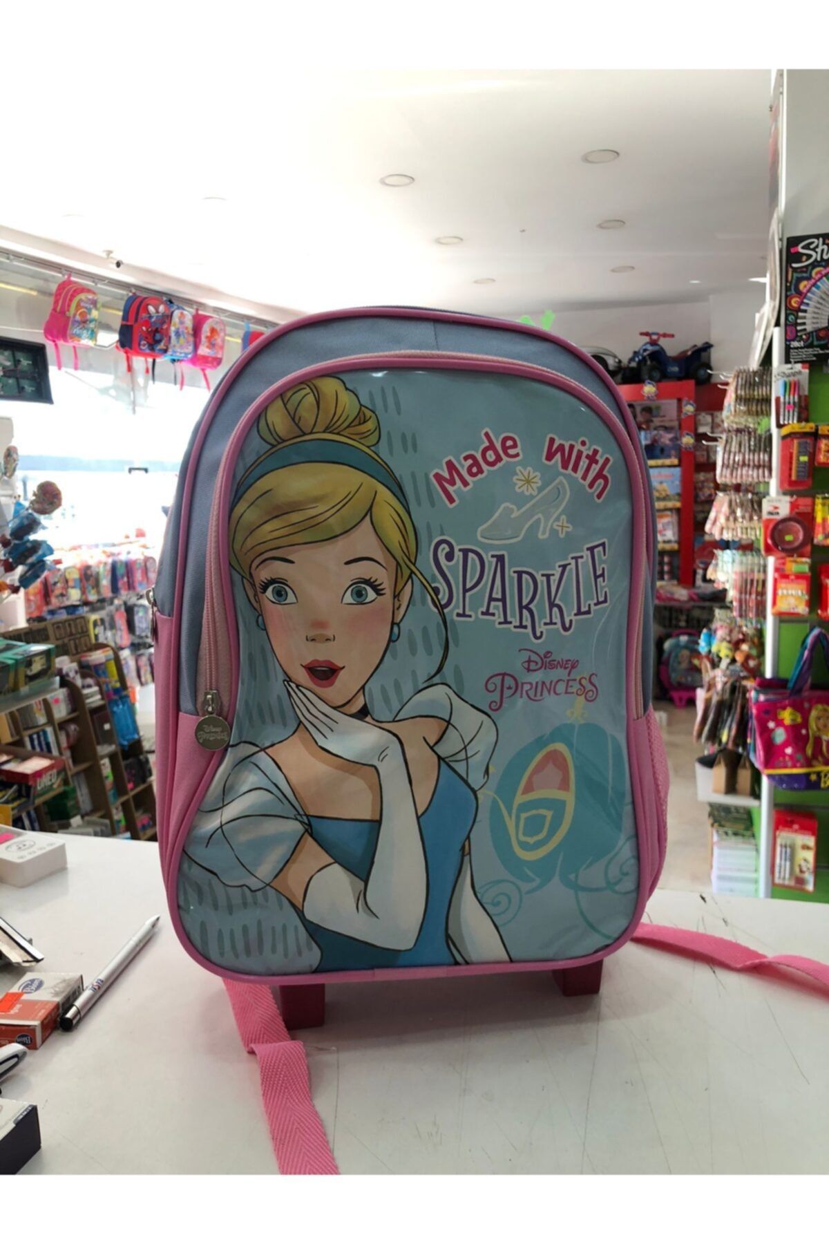 OTTONYA Disney Prenses Wide Çekçekli Okul Çantası