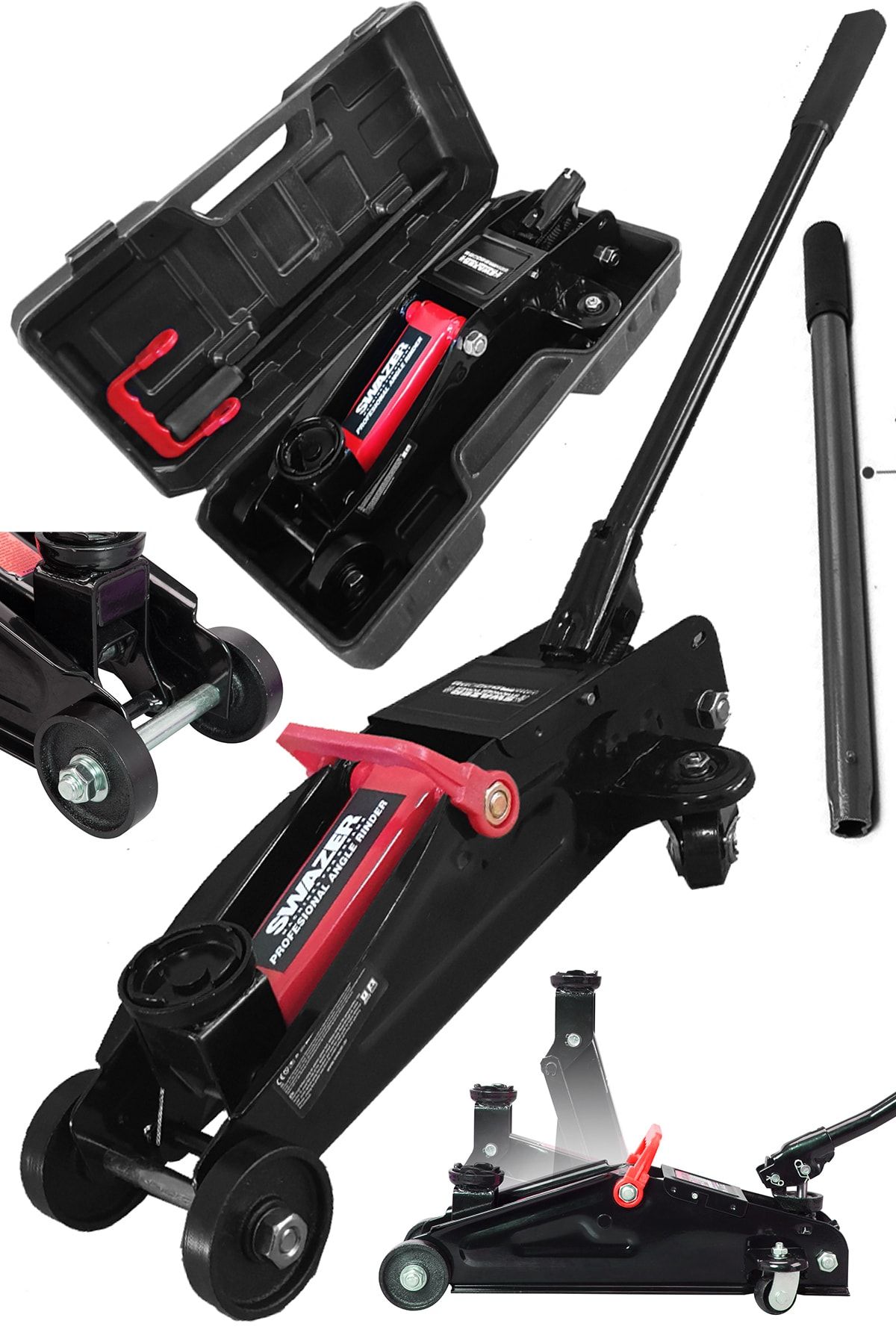 Swazer 2 Ton Timsah Kriko Hidrorex-b 2 Ton Araba Krikosu Çantalı