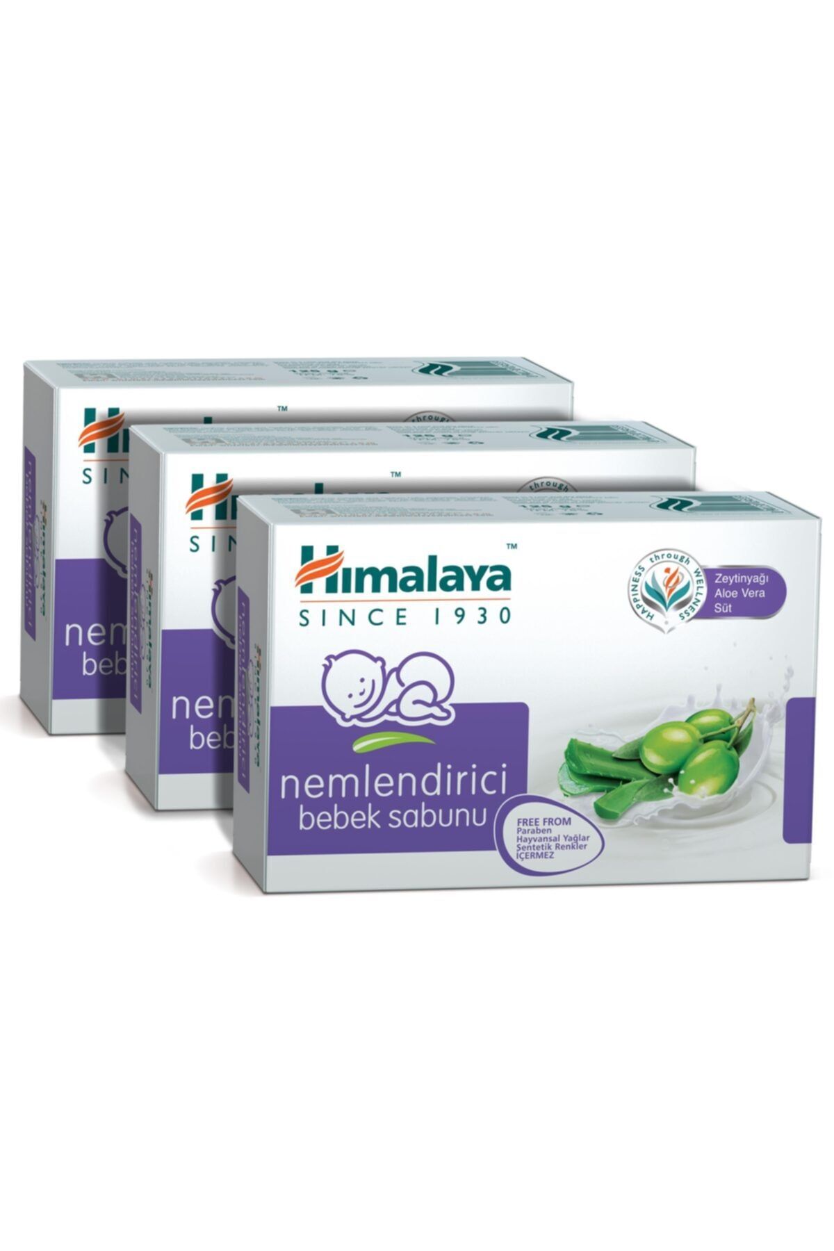 Himalaya Nemlendirici Bebek Sabunu 125gm X 3'lü Avantaj Paketi