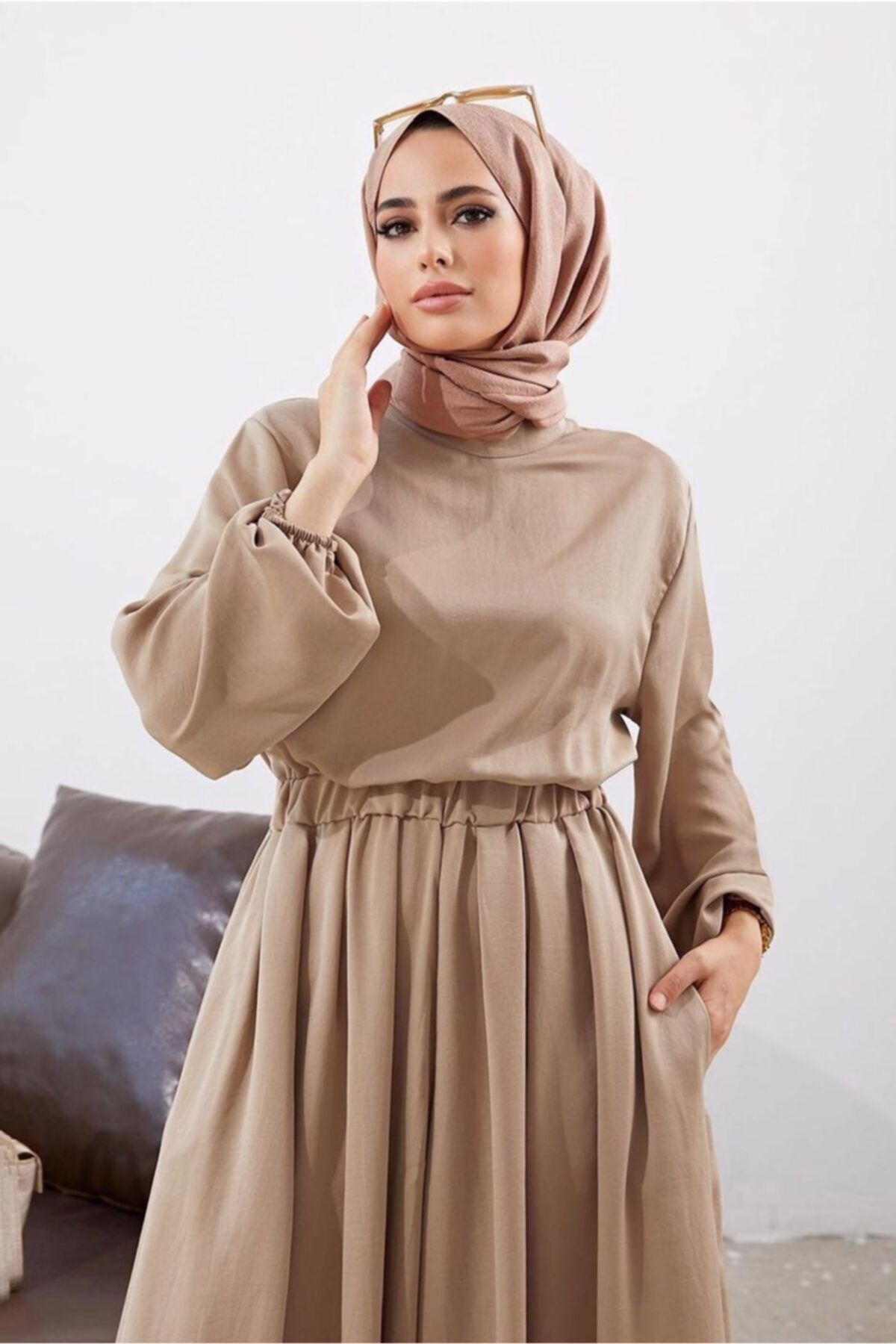 TRENDTESETTÜR Manşetleri ve Beli Lastikli Tulum 4809