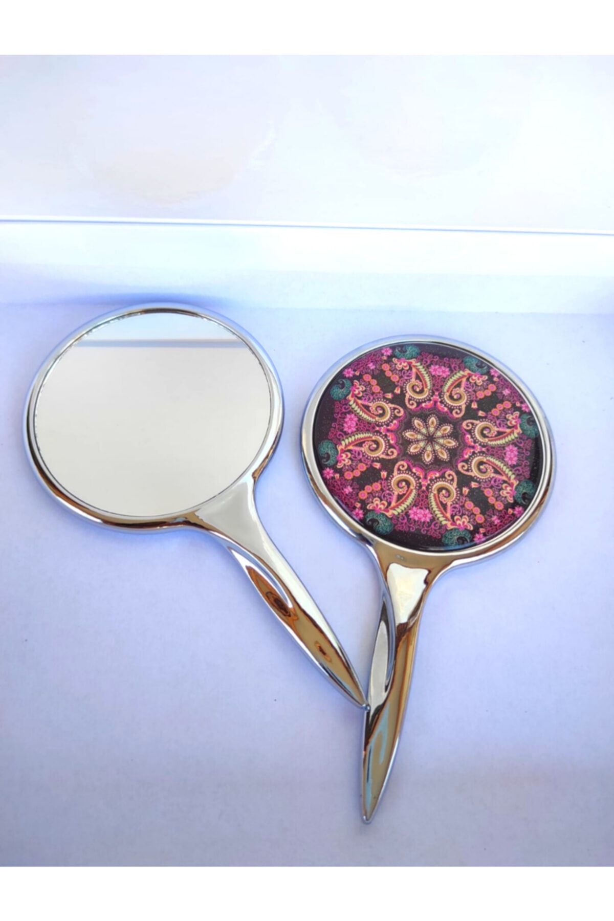 foryou Mandala Desenli El Aynası Hediyelik Eşya Model2