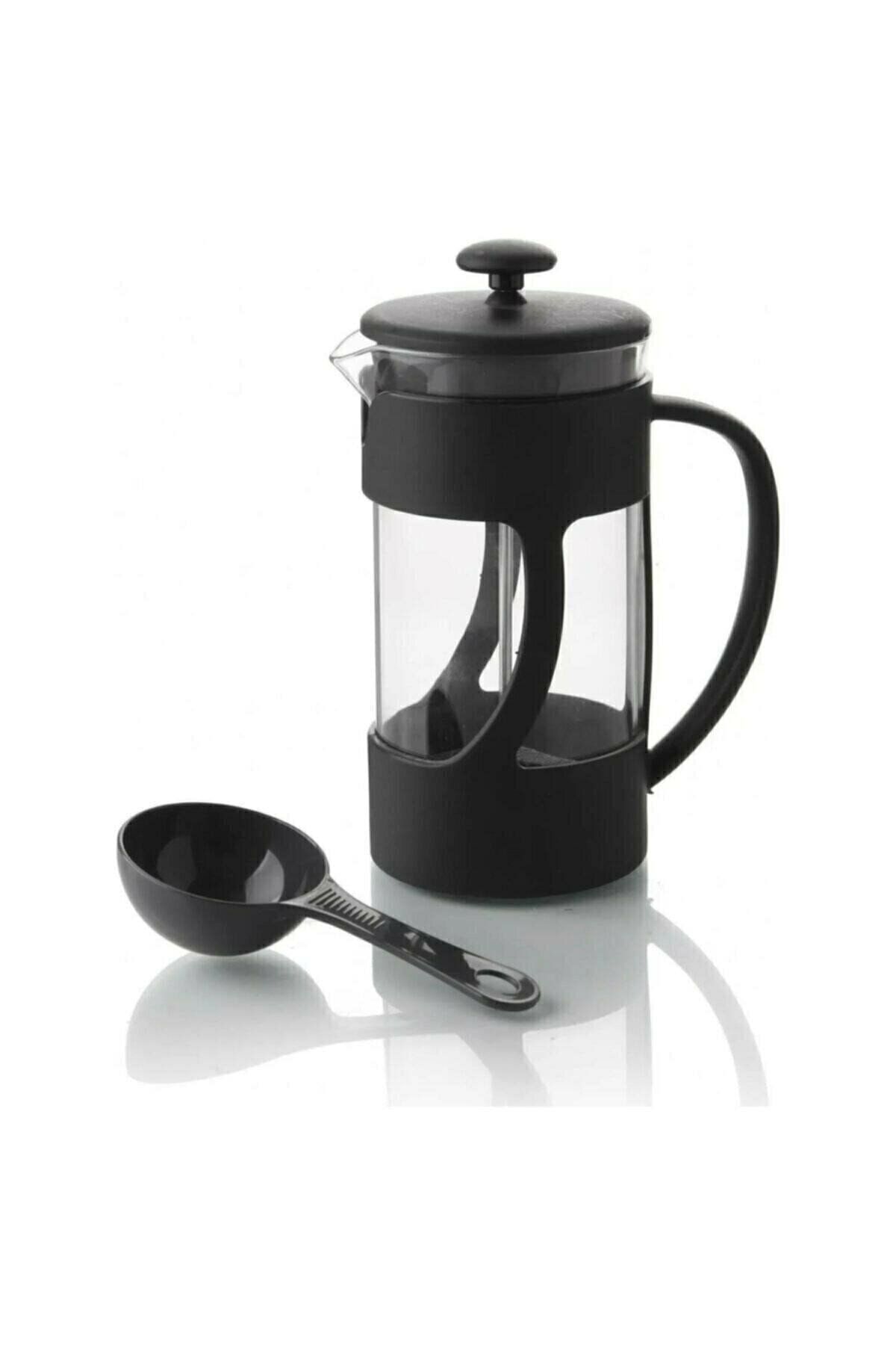 TAŞER ZÜCCACİYE Ölçekli Filtre Kahve Bardağı Bitki Çayı Bardağı Frech Press 350 Ml