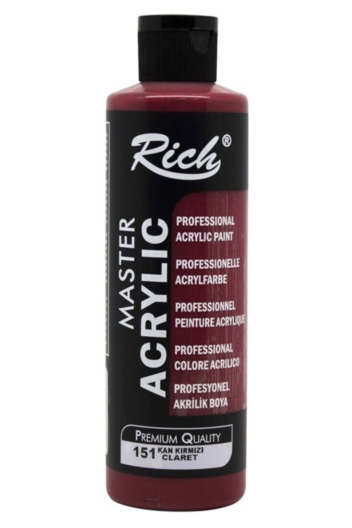 Rich Master Acrylic Kan Kırmızı 120 Cc Akrilik Boya 151
