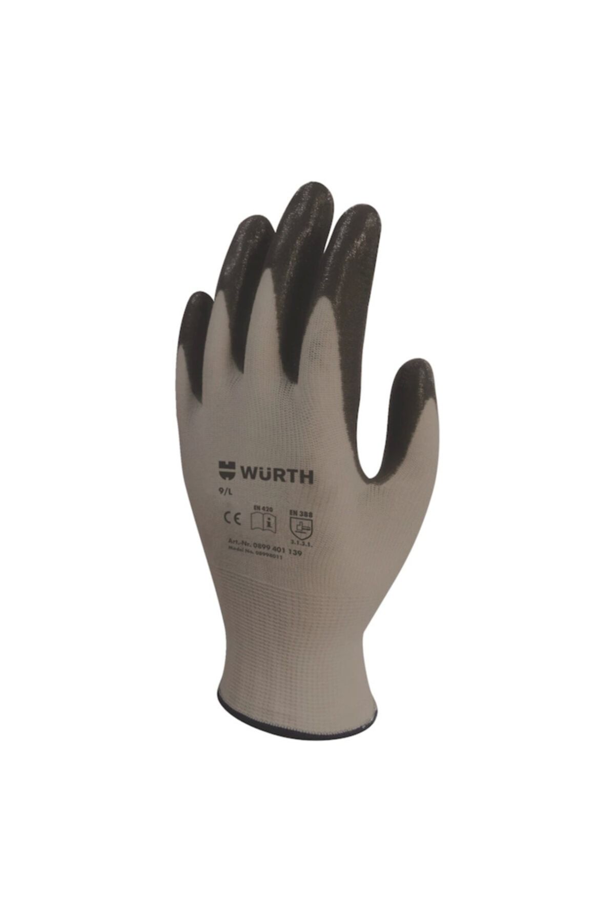 Würth Iş Güvenliği Eldiveni Mekanikçi Eco Siyah 9