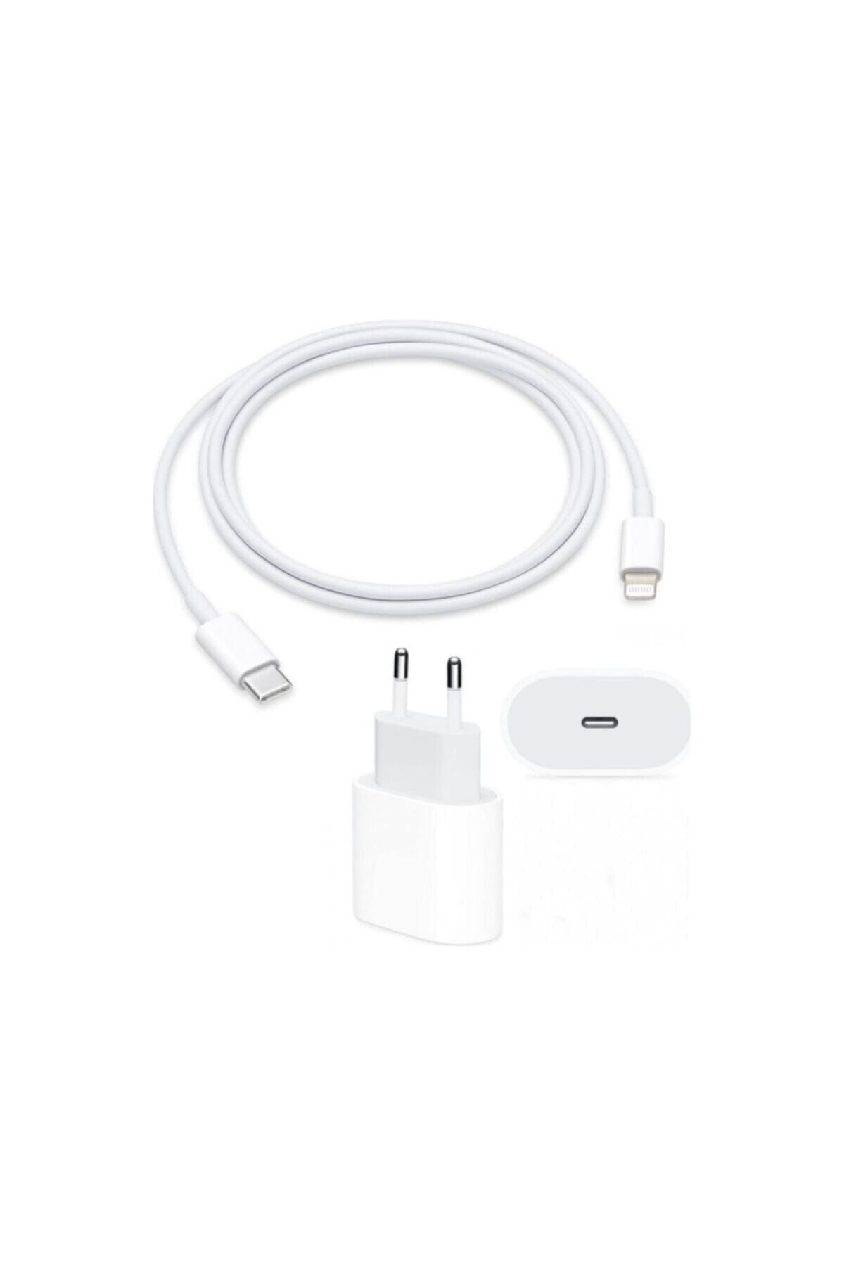 EN SİGA Iphone Xr /11 /11 Pro Ve Altı Uyumlu 18w Set Yeni Type C Adaptöre Girişli Hızlı Şarj Aleti