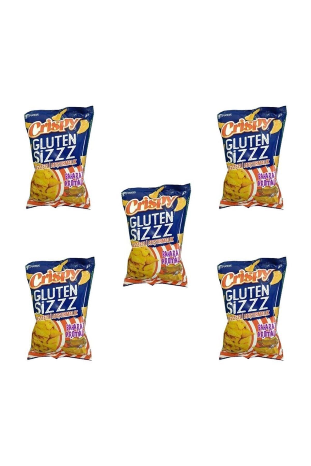 MF food Crispy Glutensiz Baharat Aromalı Mısır Cipsi X 5
