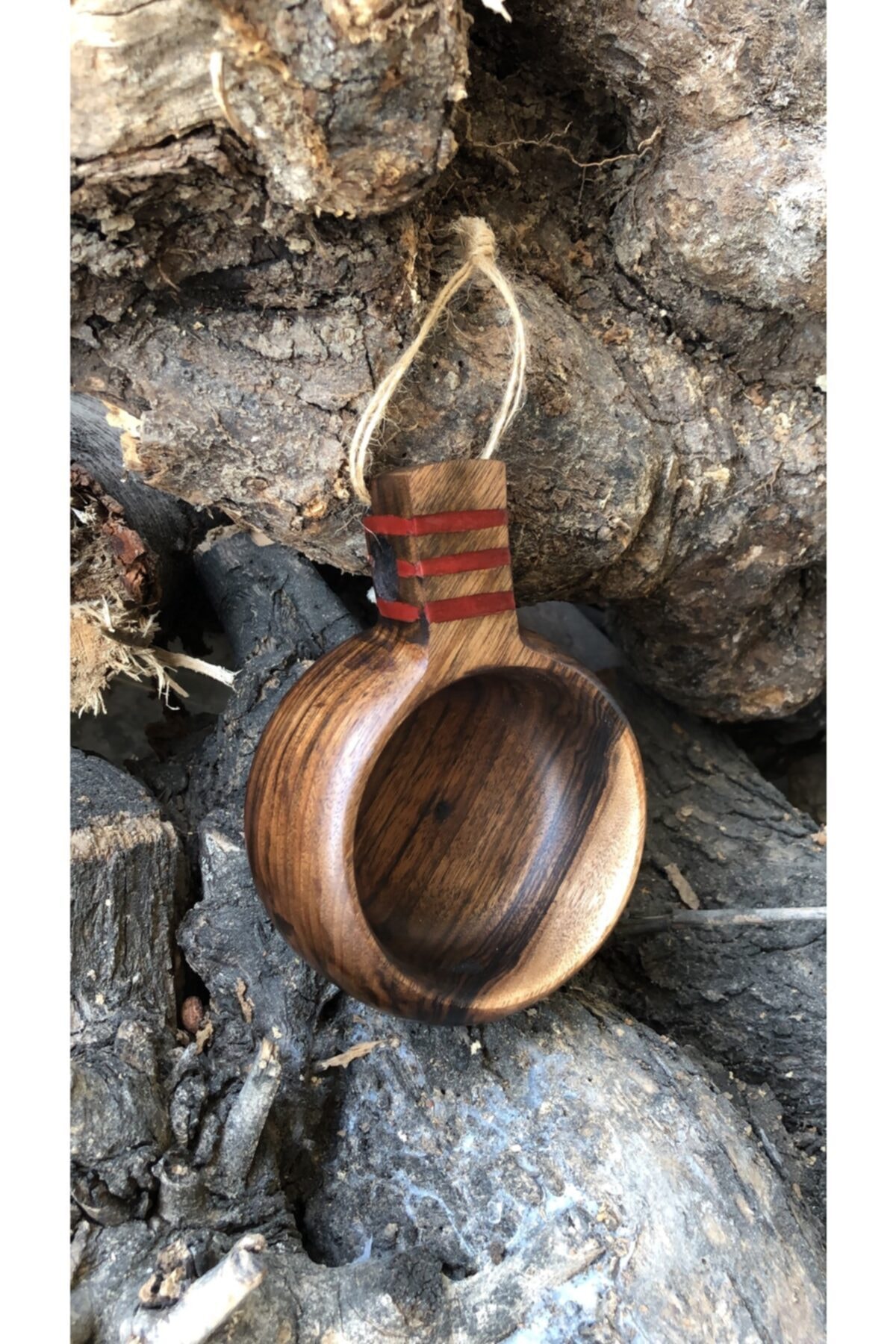 Black Beads Accessory Hnwoodworks Ceviz Pinecone Kuksa Bardak