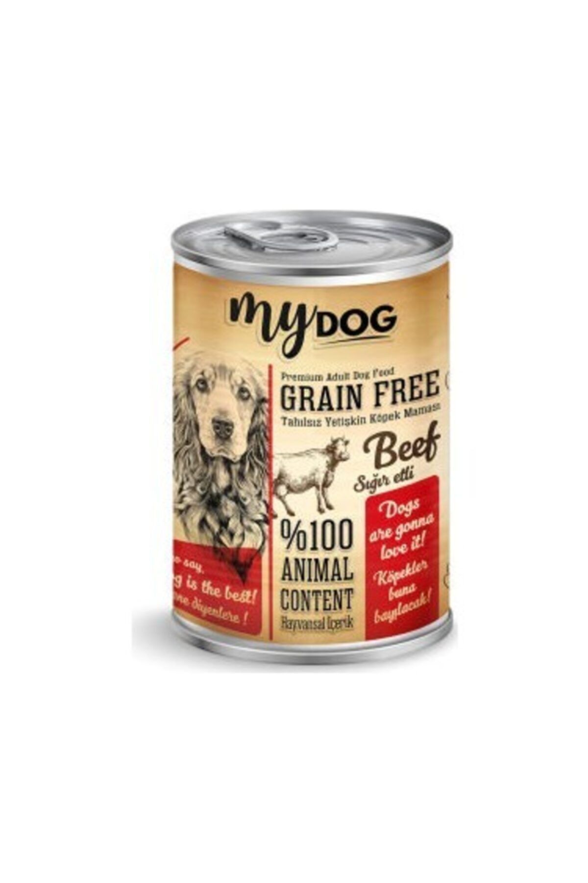 mydog 5 Adet Tahılsız Sığır Etli Köpek Konservesi 415 Gr
