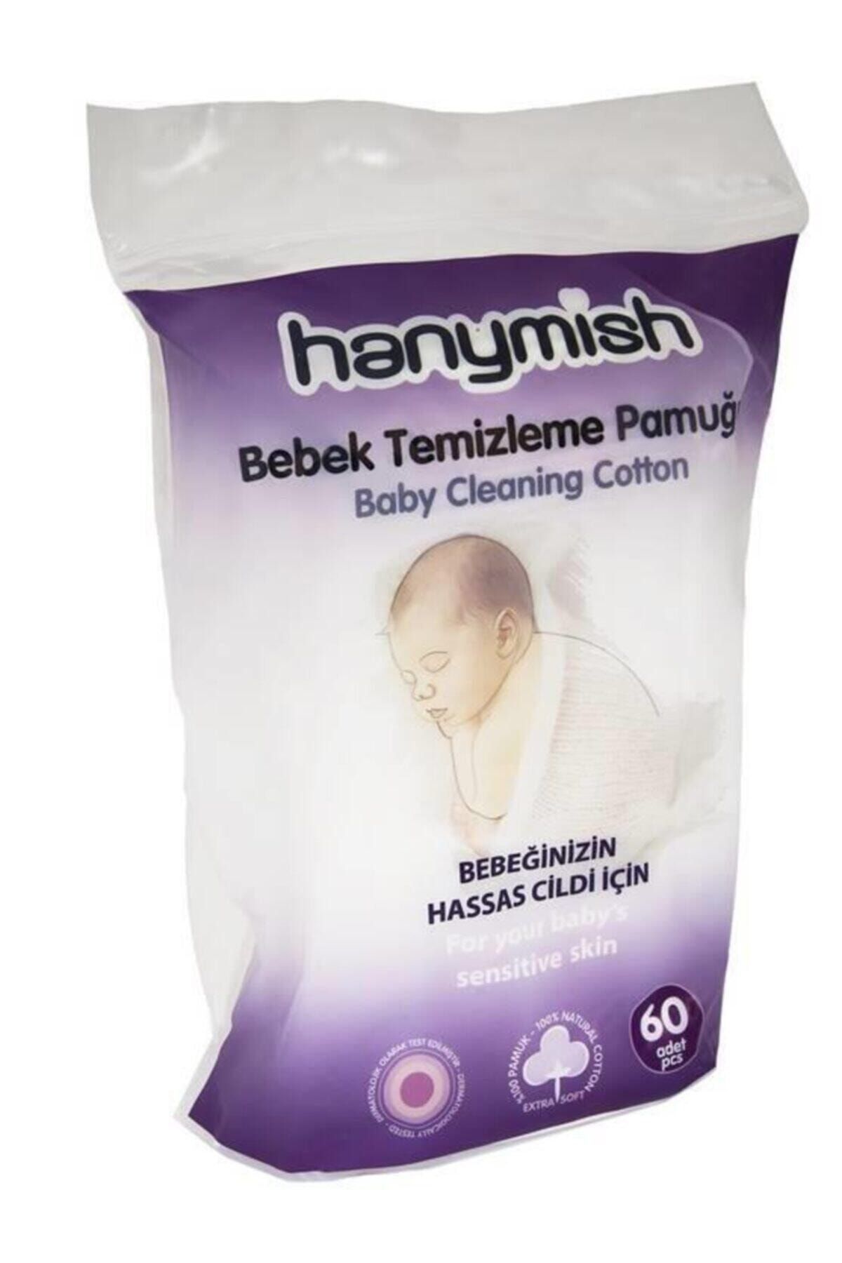 Hanymish Bebek Temizleme Pamuğu 60'Lı